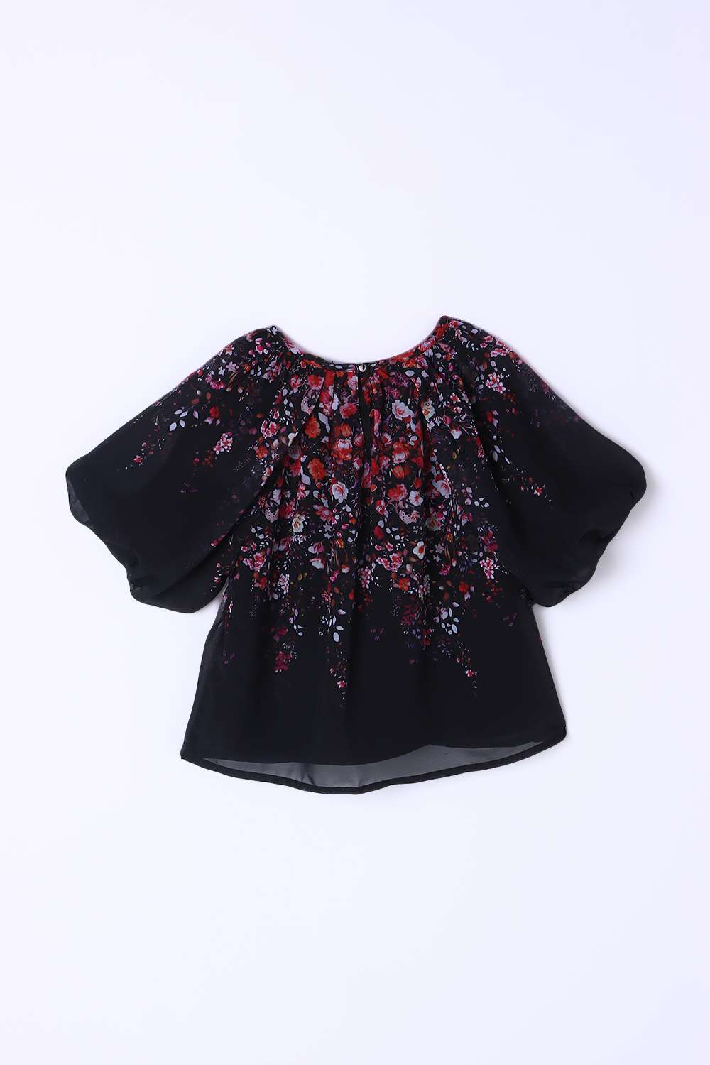 Floral-Round-Neck-Girls-Top