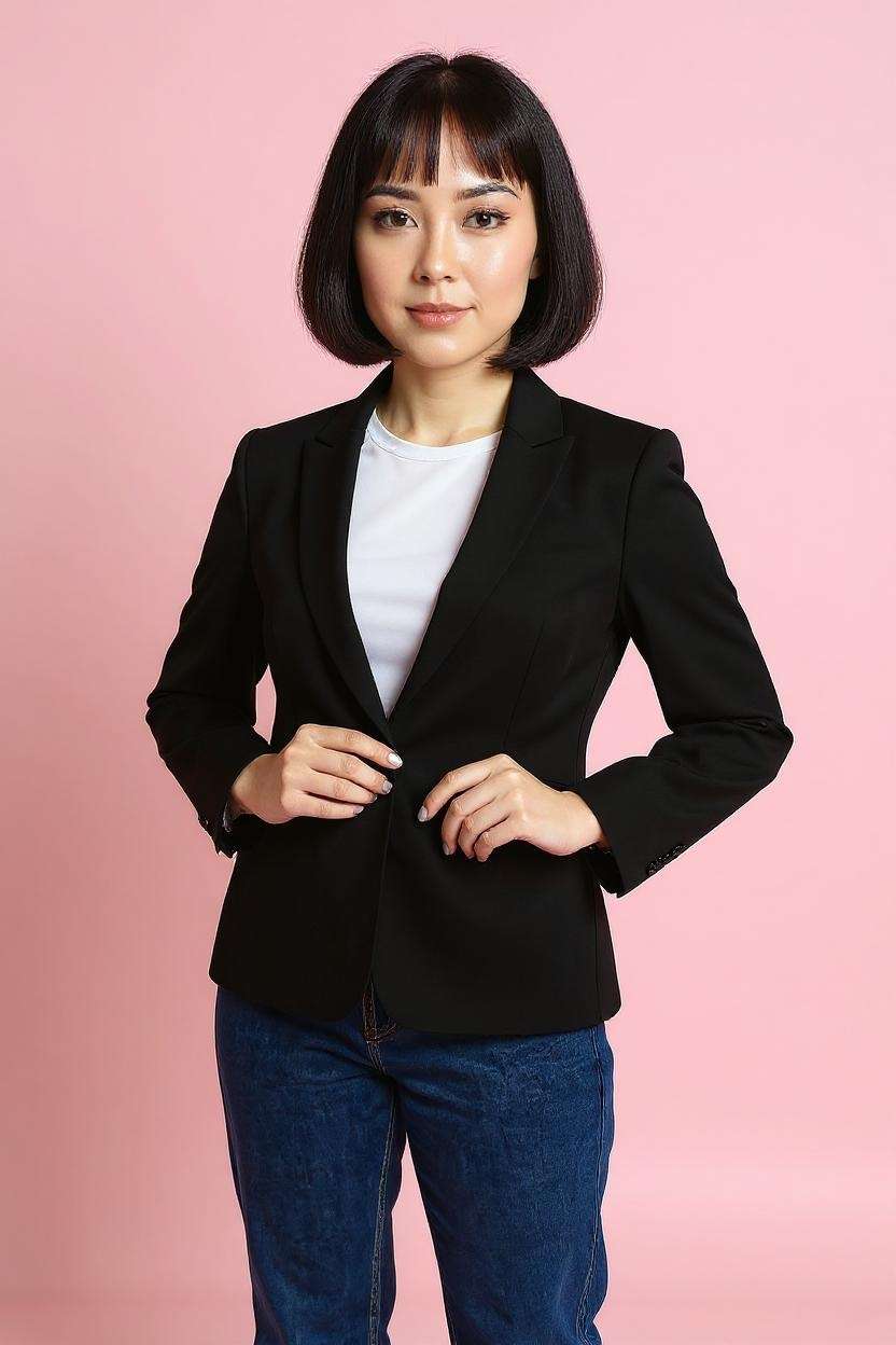 Solid-Polyester-Regular-Fit-Women-s-Formal-Blazer
