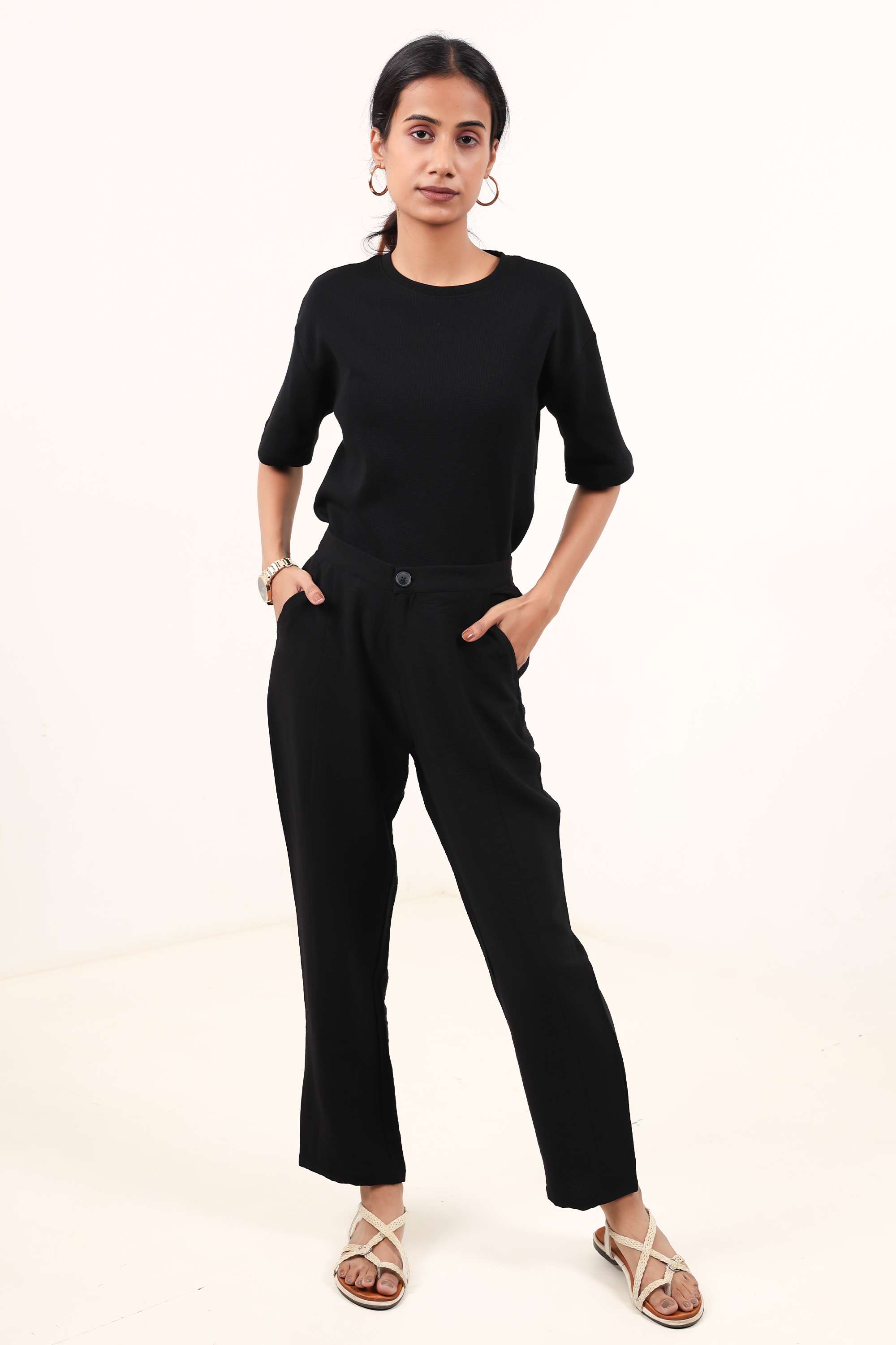 Solid-Regular-Fit-Viscose-Women-s-Casual-Wear-Pants