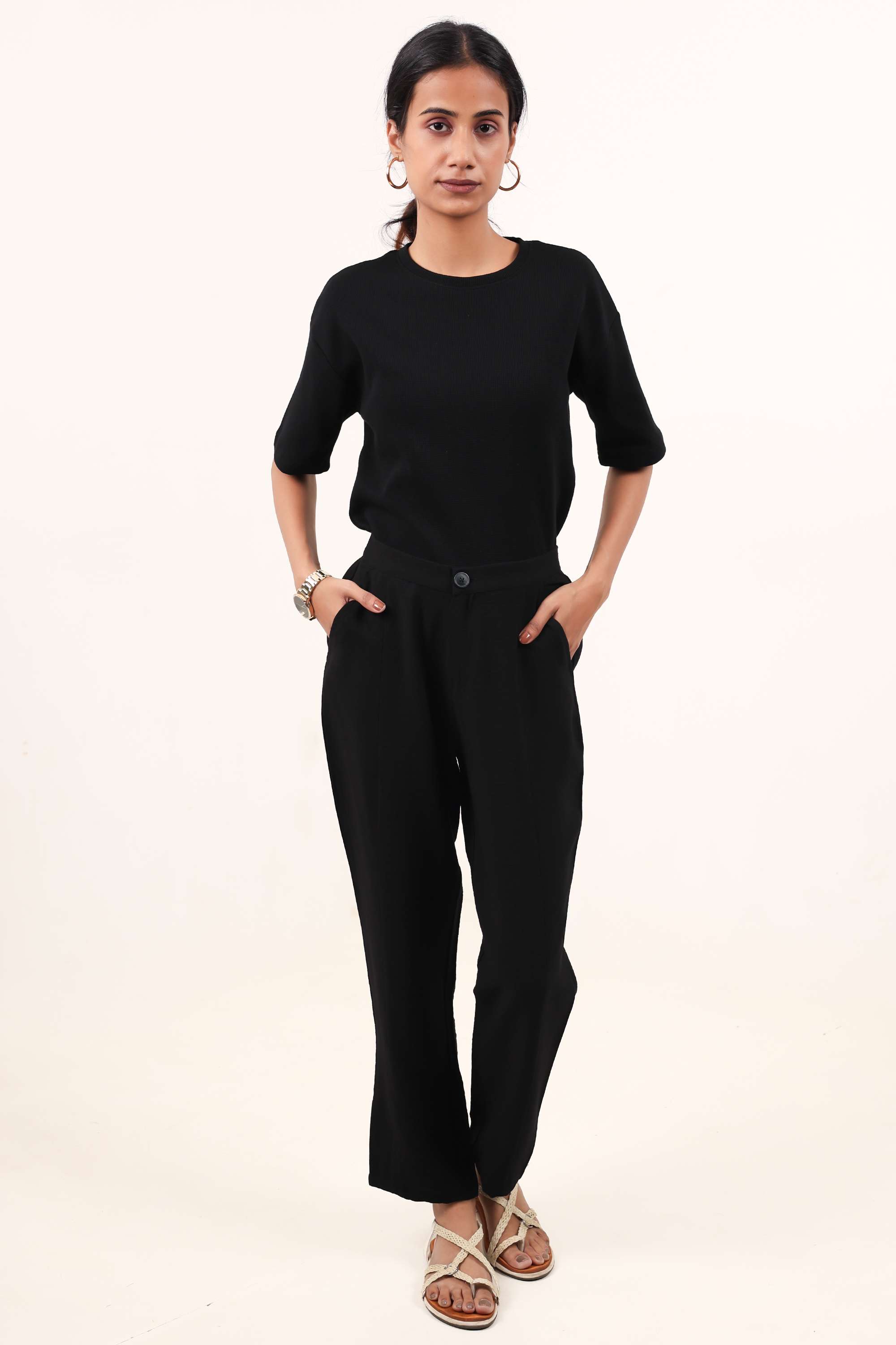 Solid-Regular-Fit-Viscose-Women-s-Casual-Wear-Pants