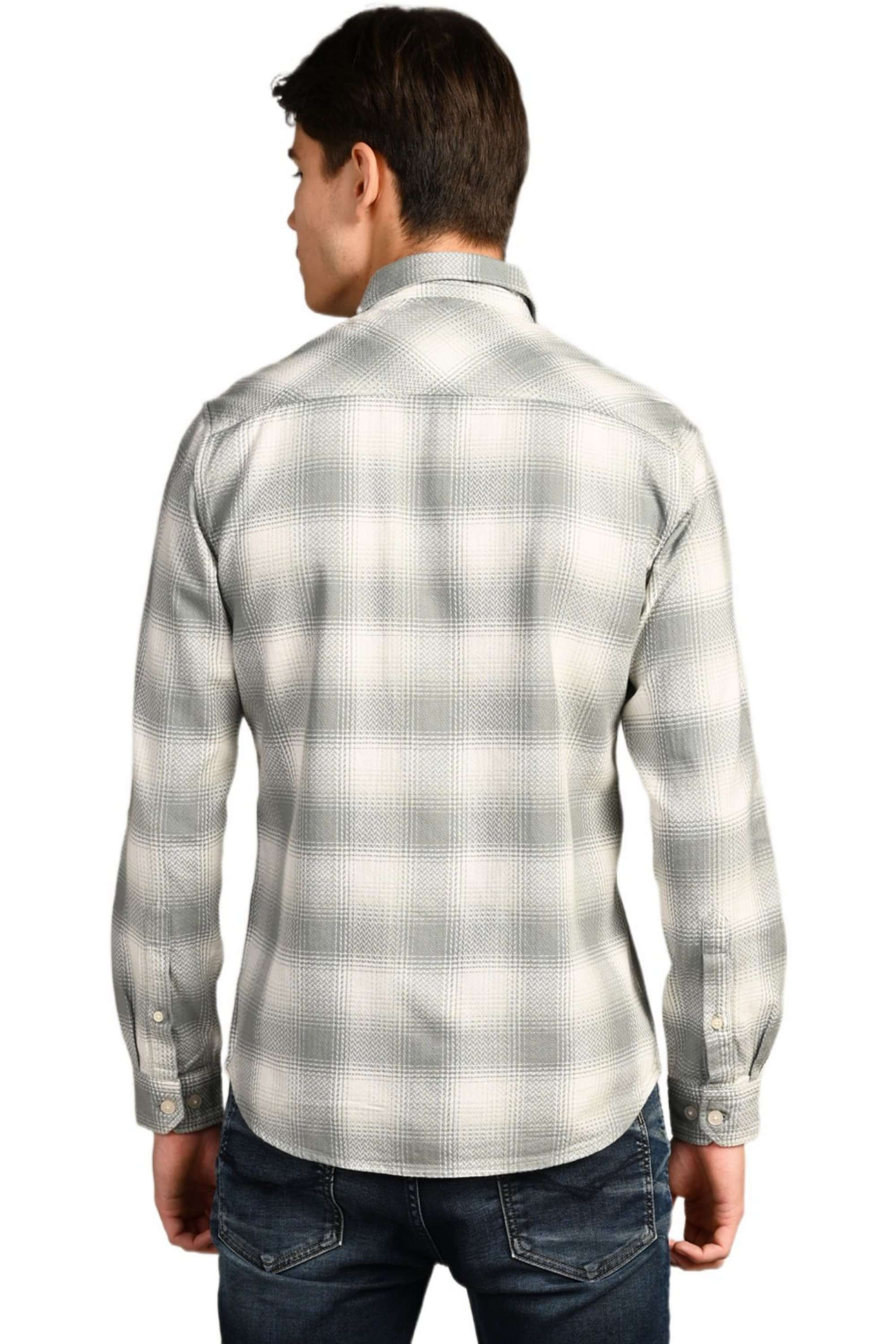 Checks-Cotton-Straight-Fit-Men-Casual-Wear-Shirt