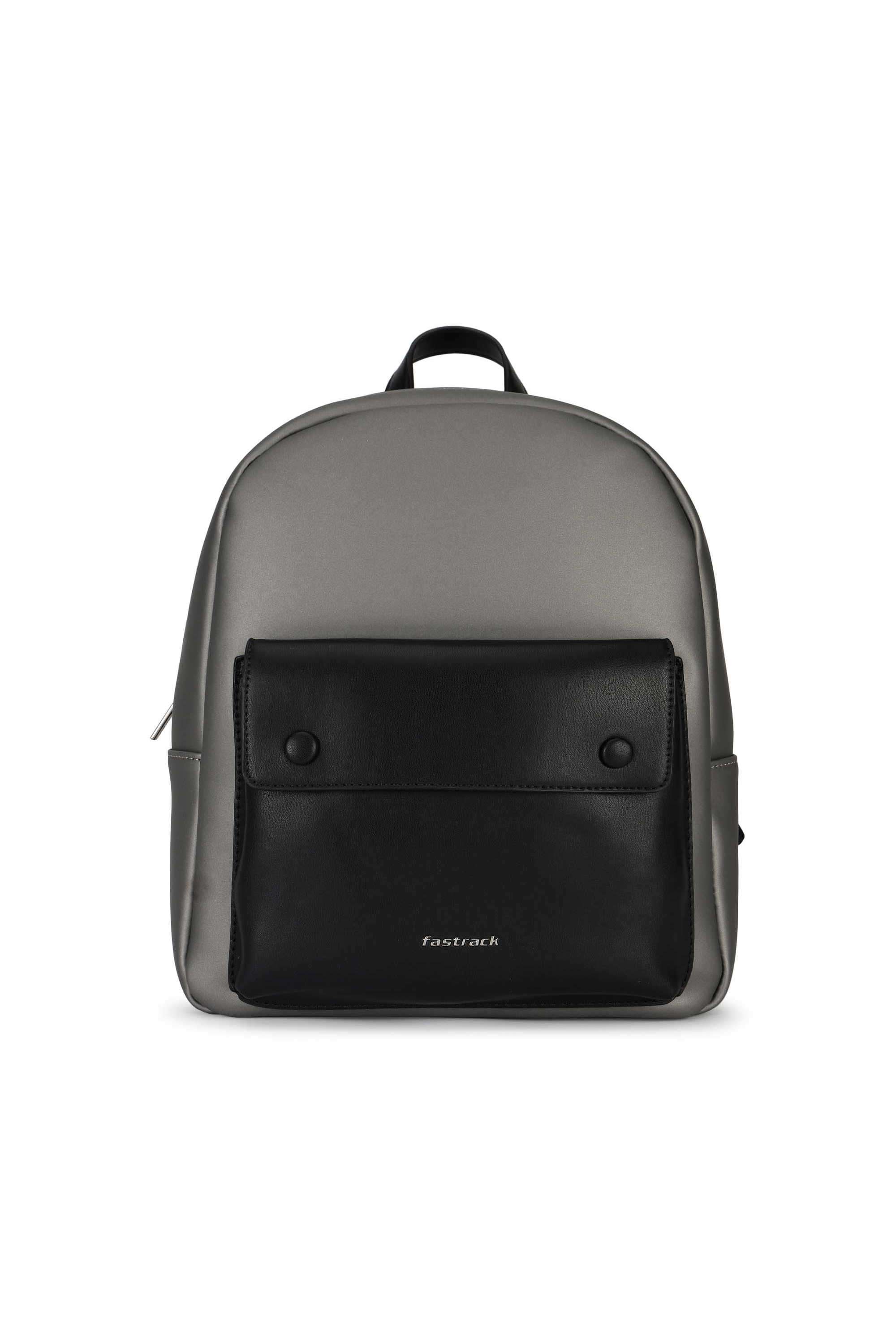 PU-Solid-Casual-Wear-Women-Backpack