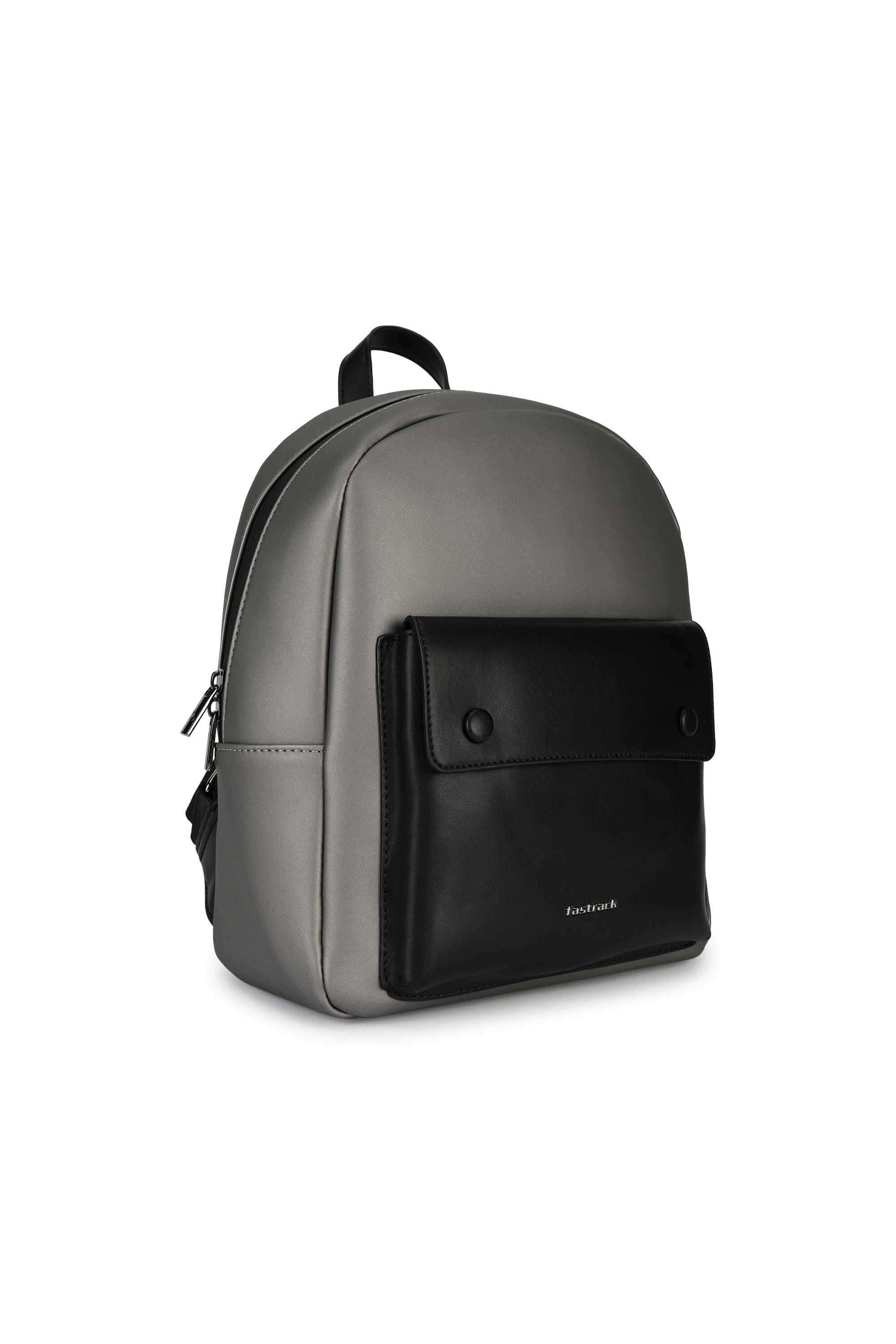 PU-Solid-Casual-Wear-Women-Backpack