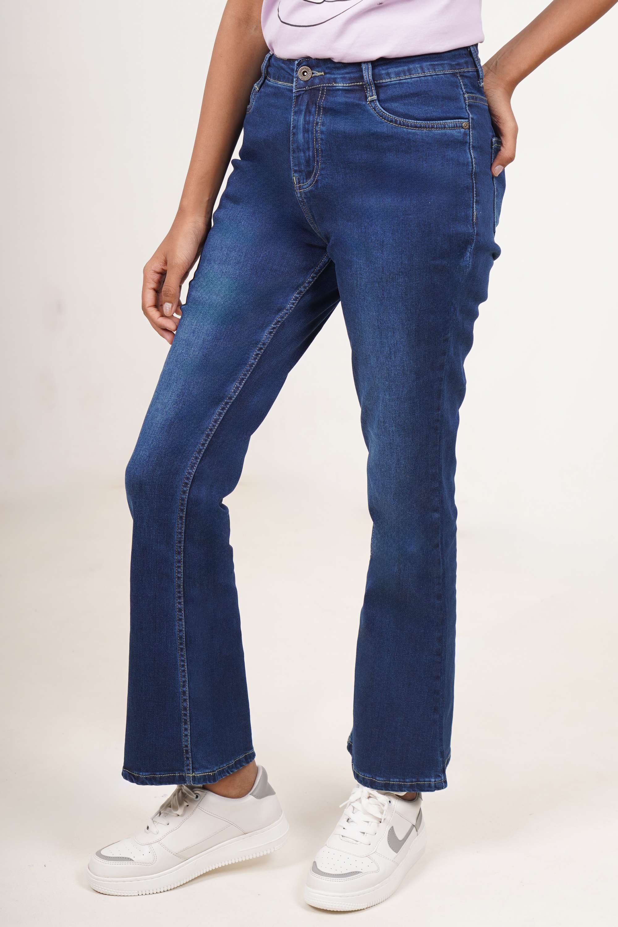 Solid-Blended-Regular-Fit-Women-s-Jeans