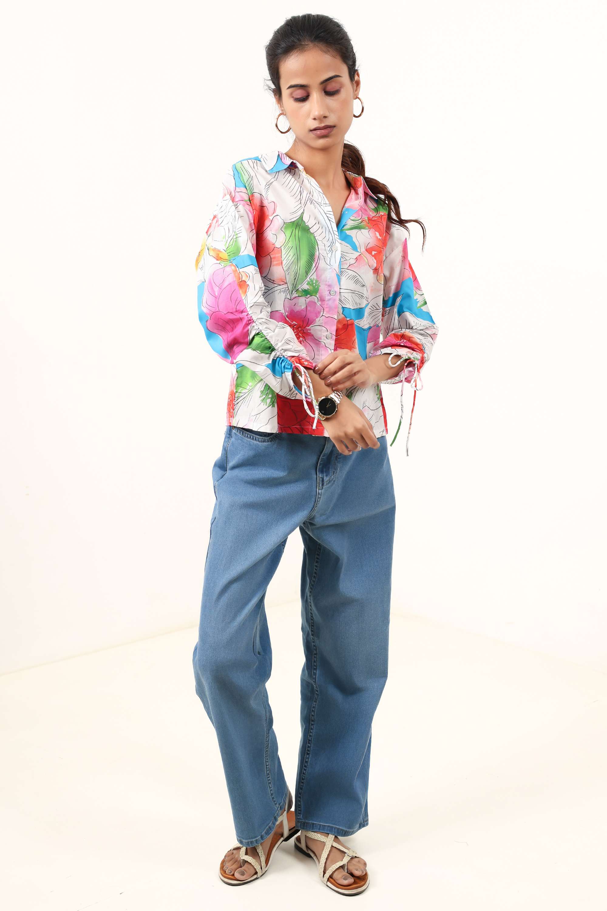 Blended-Fabric-Regular-Fit-Women-Top