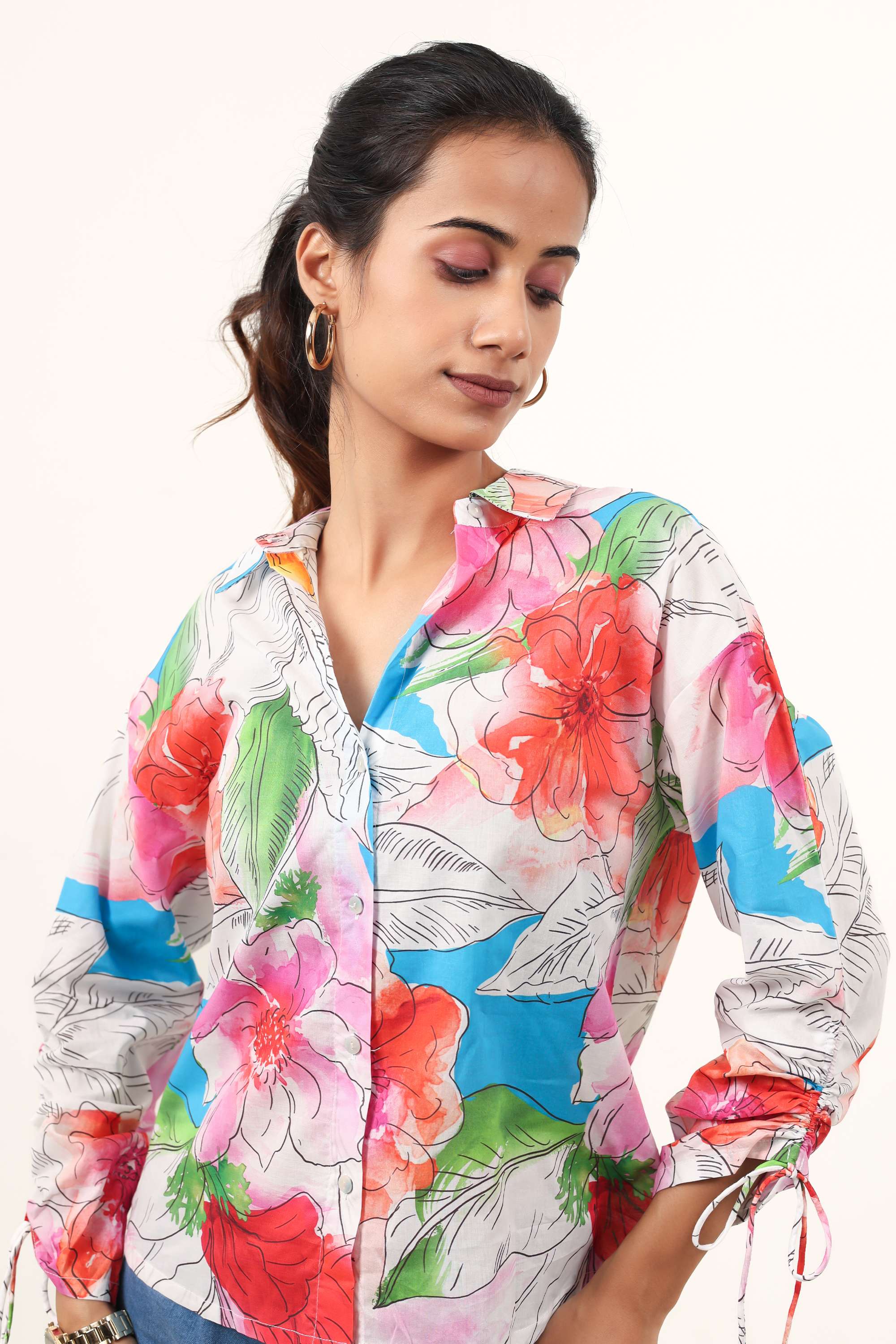 Blended-Fabric-Regular-Fit-Women-Top