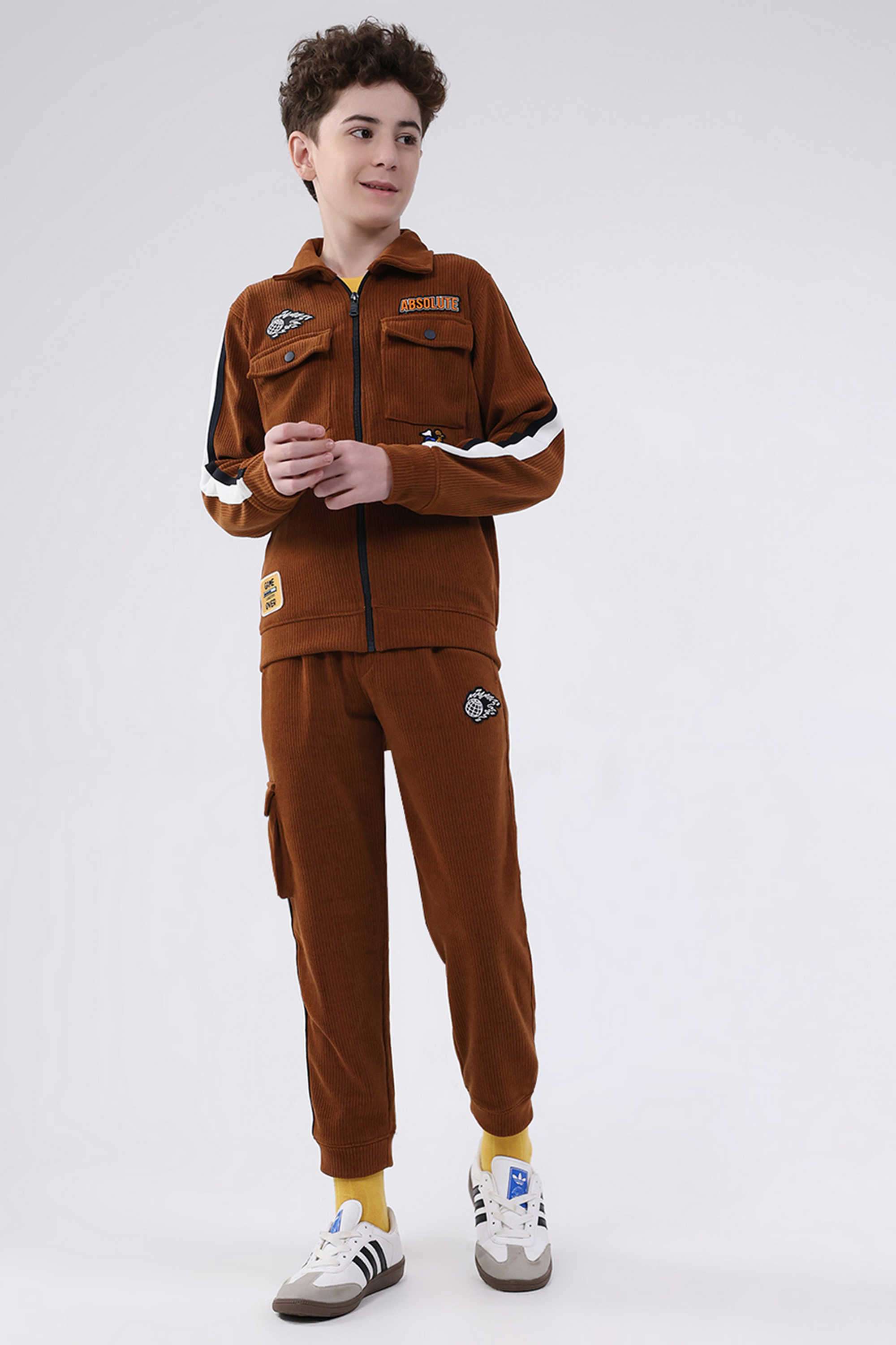 Printed-Blended-Fabric-Full-Length-Boys-Clothing-Set