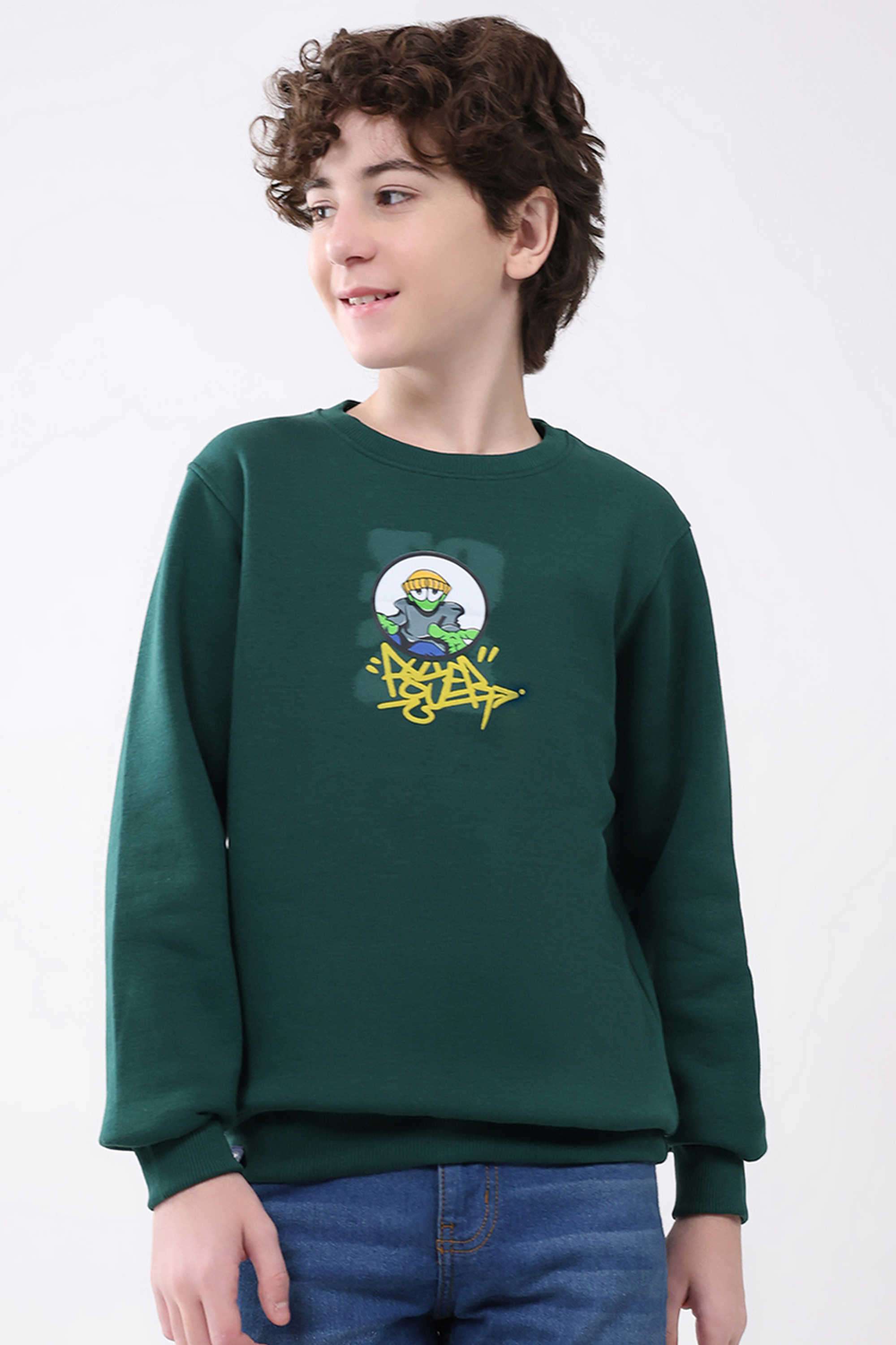 Printed-Cotton-Blend-Round-Neck-Boys-Sweatshirt