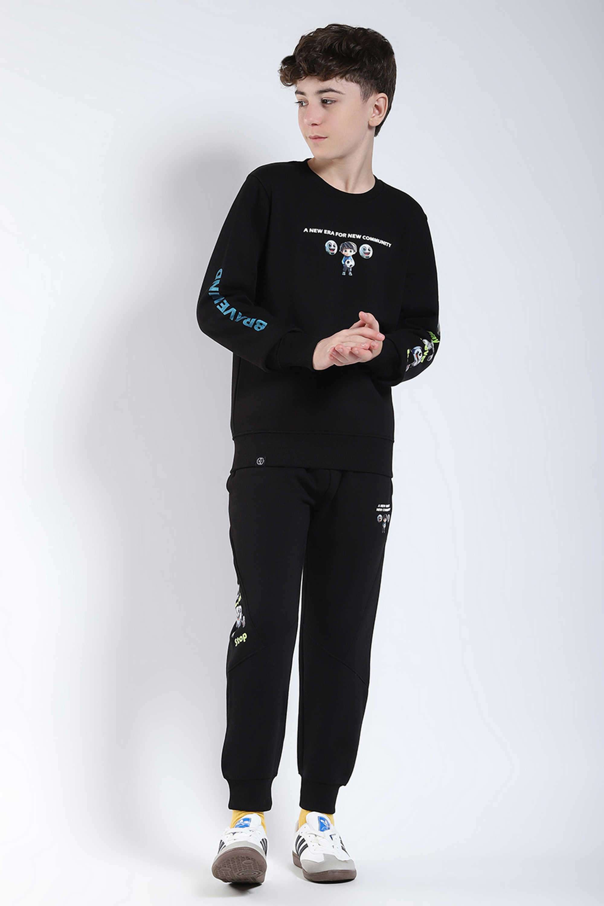 Printed-Cotton-Blend-Regular-Fit-Boys-Tracksuit