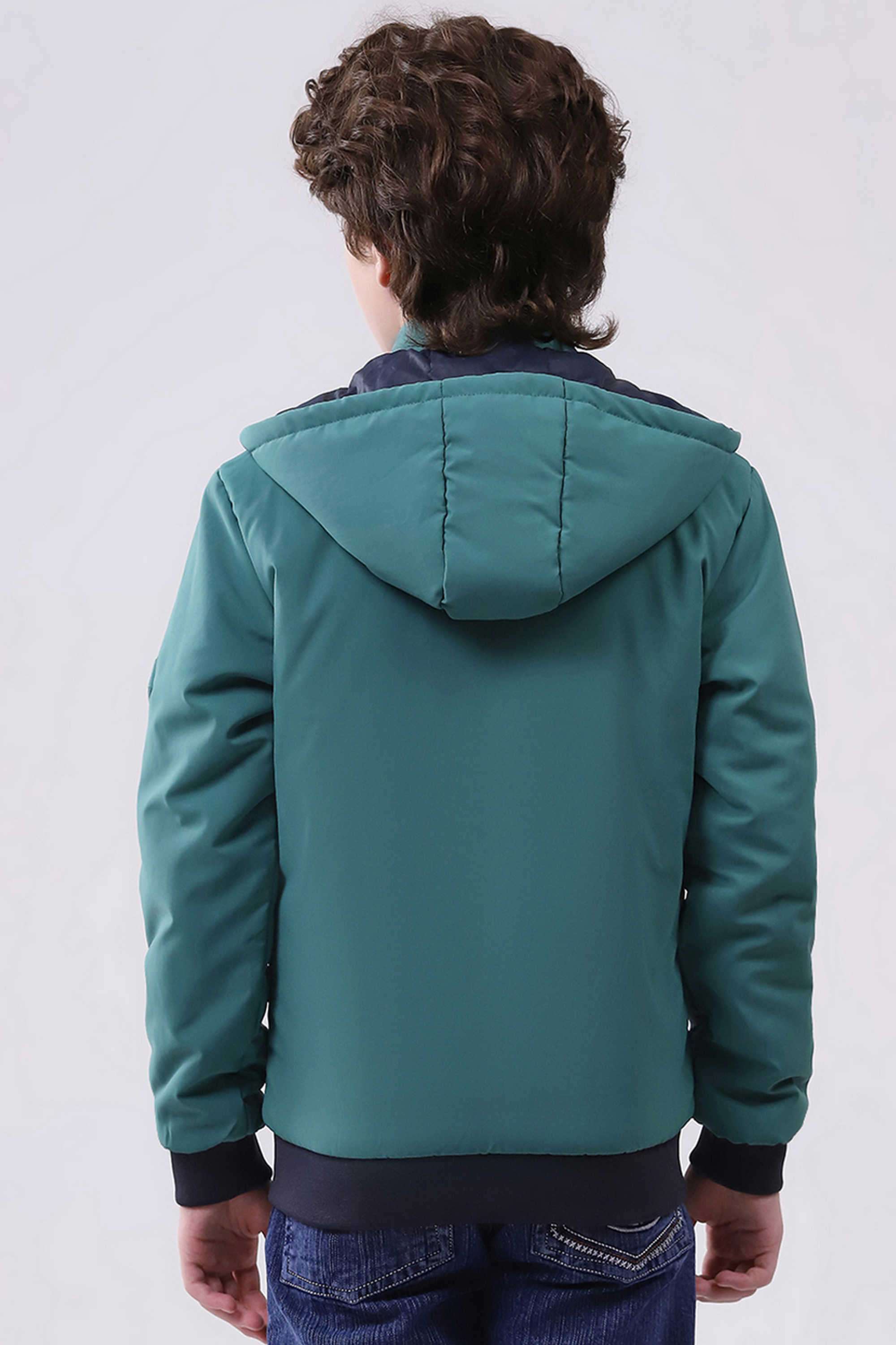 Printed-Blended-Fabric-Collared-Boys-Jacket