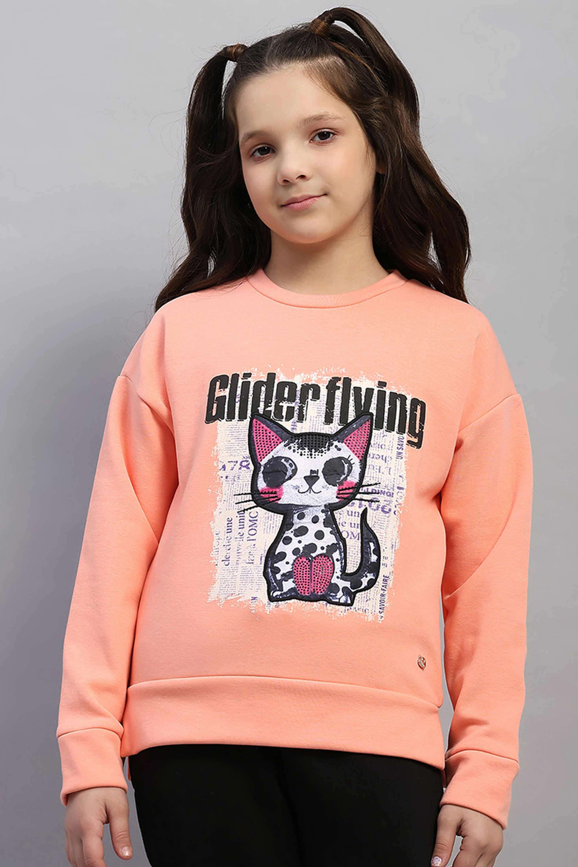Printed-Blend-Poly-Round-Neck-Girls-Sweatshirt