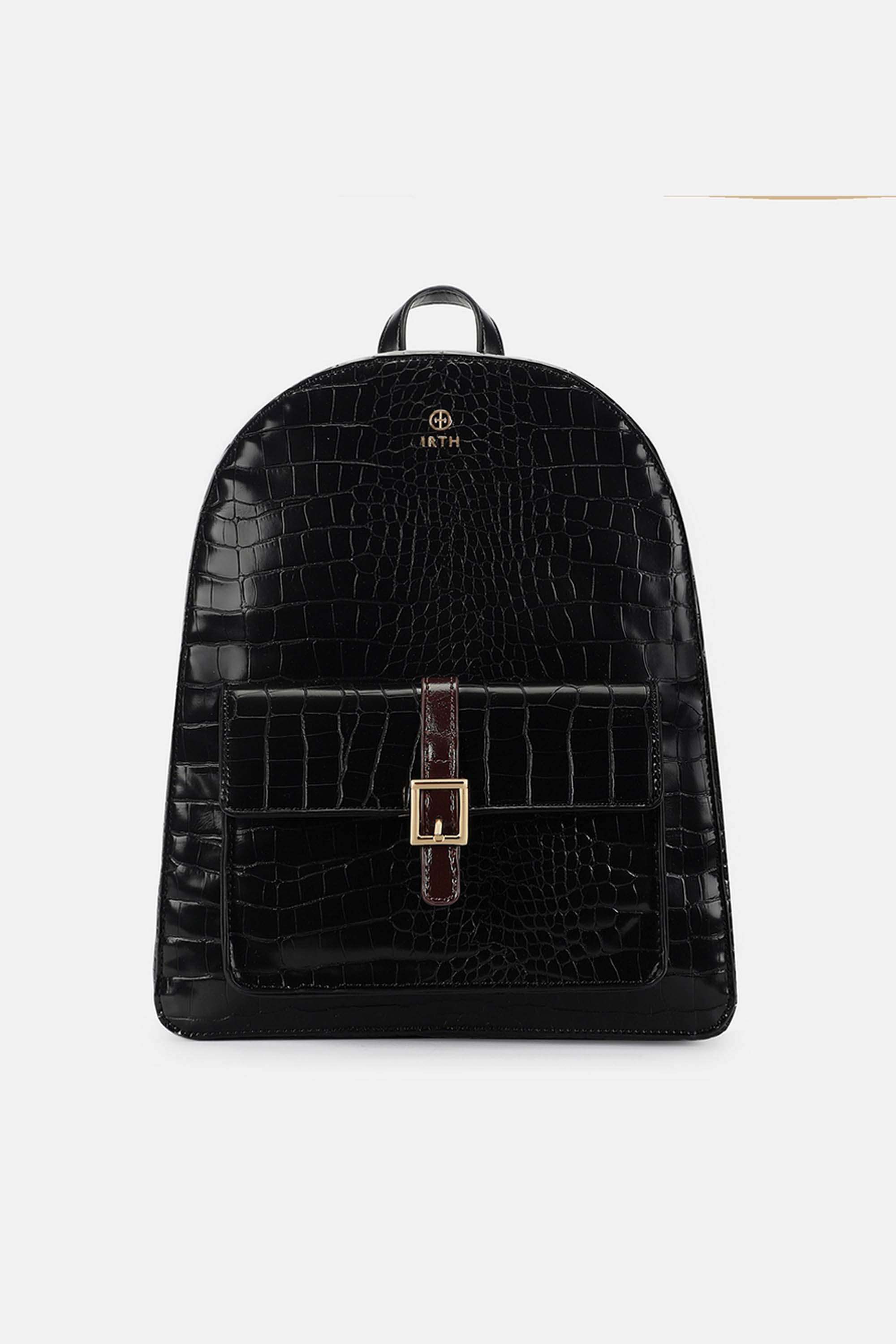 Zipper-PU-Women-Casual-Wear-Backpack