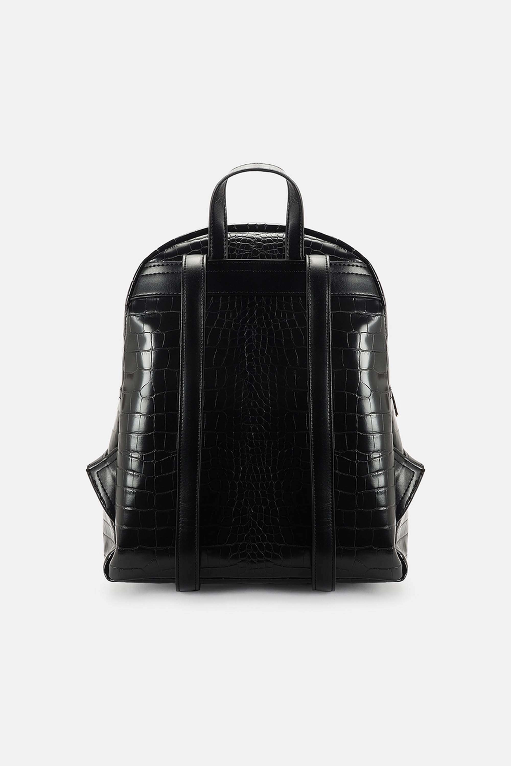 Zipper-PU-Women-Casual-Wear-Backpack
