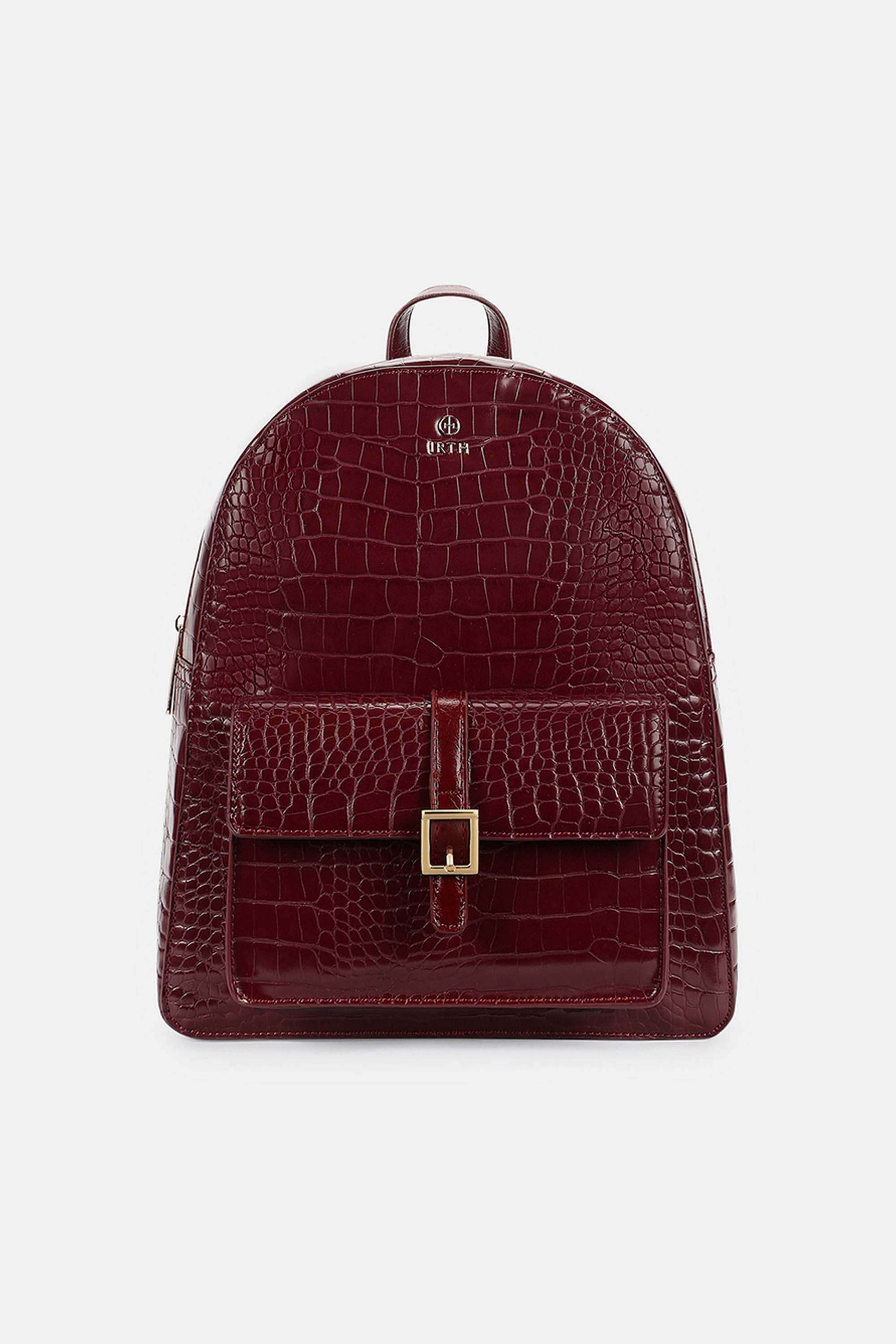 Zipper-PU-Women-Casual-Wear-Backpack