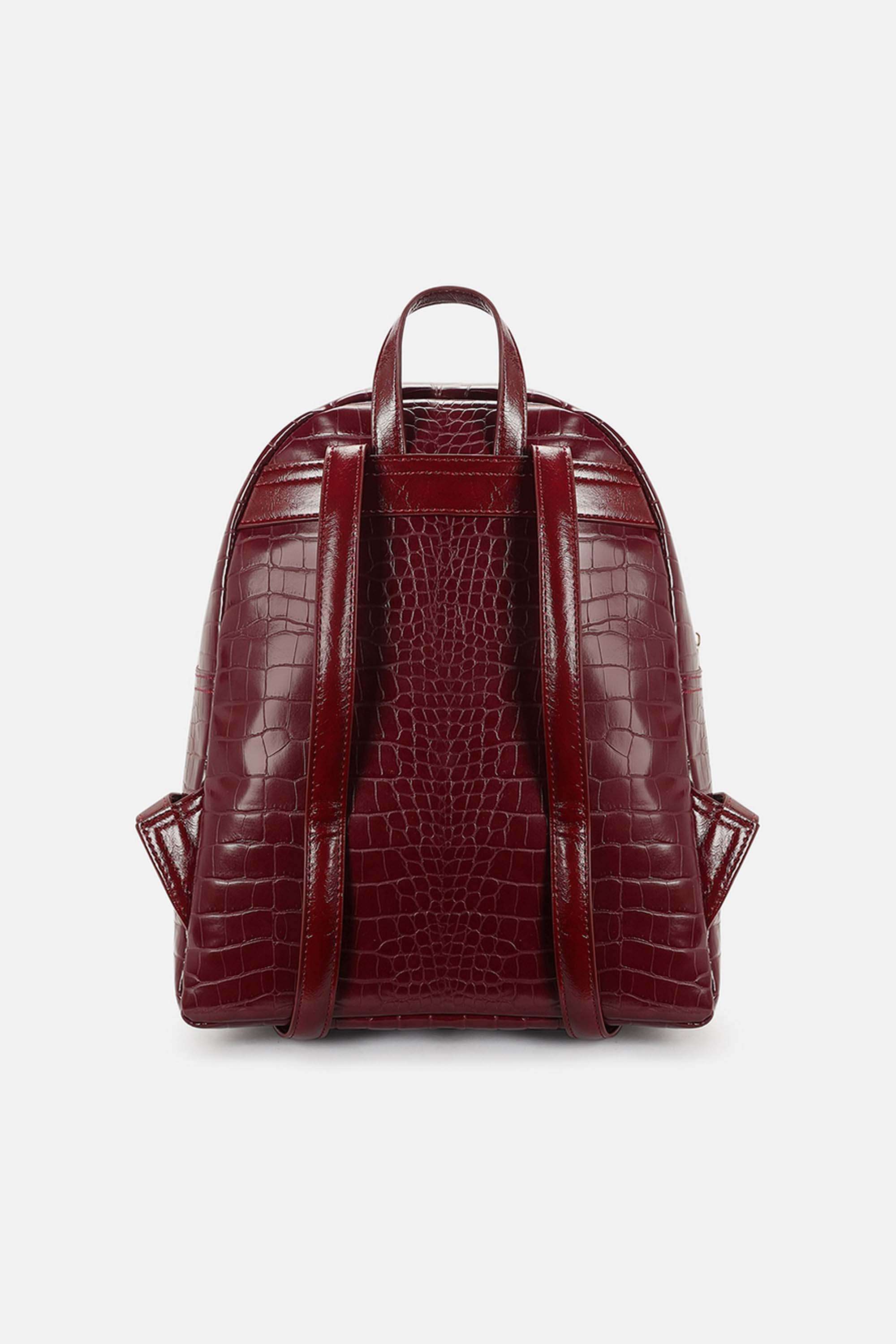 Zipper-PU-Women-Casual-Wear-Backpack