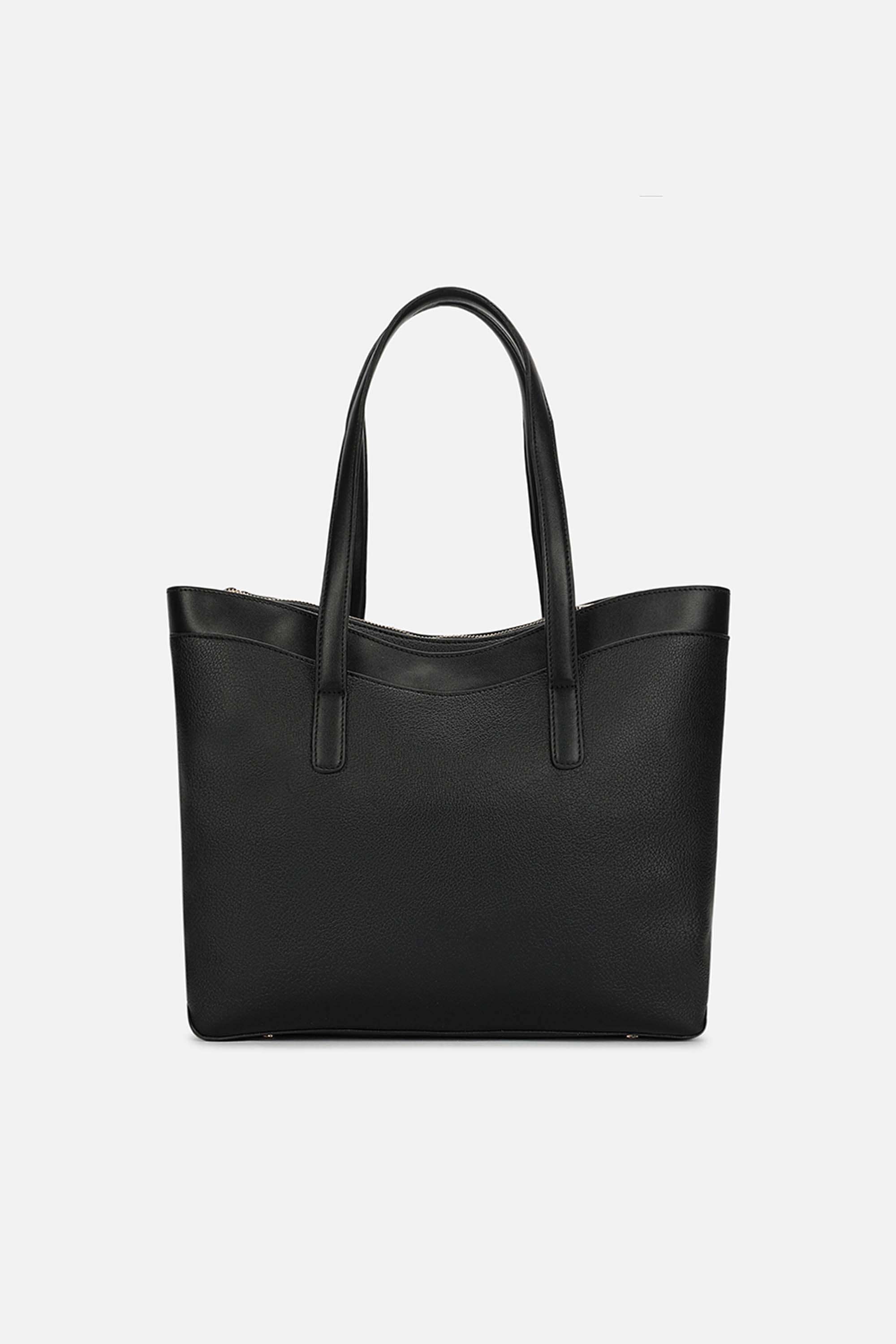 Zipper-PU-Women-Casual-Wear-Tote-Bag