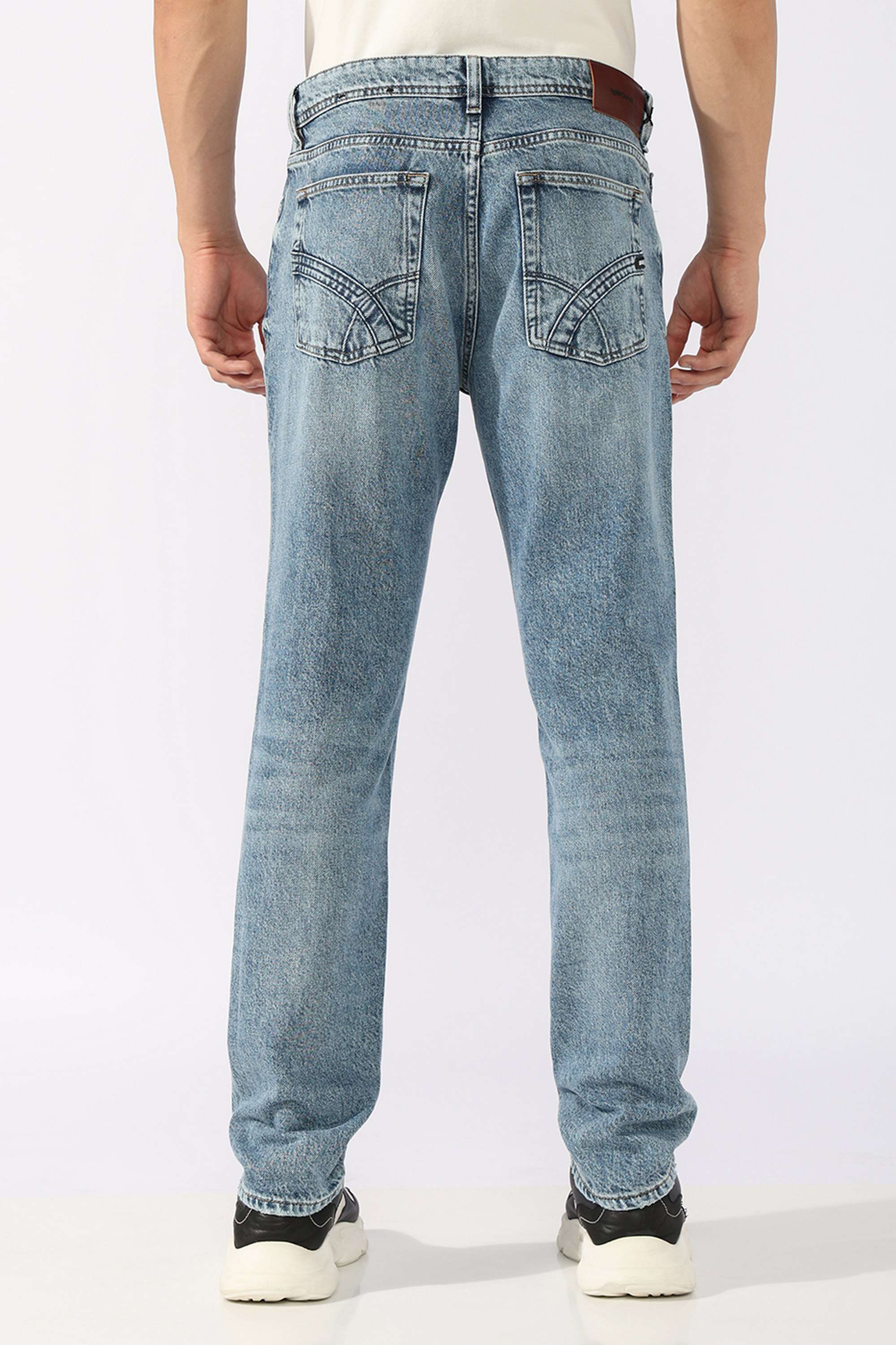 Solid-Cotton-Tapered-Fit-Men-s-Jeans