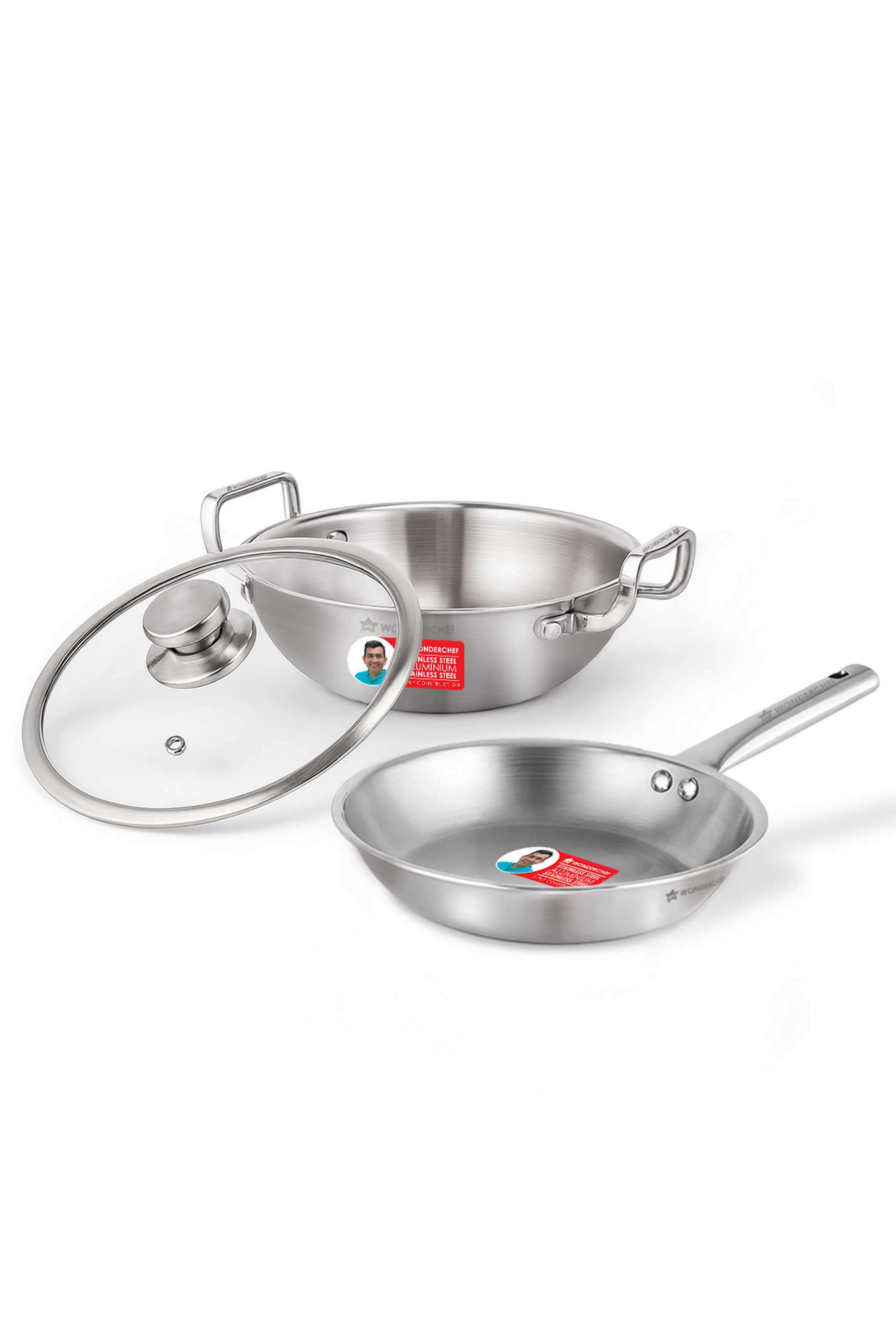 Stella-Triply-set-FP-22cm-and-KD-22cm-with-Glass-Lid