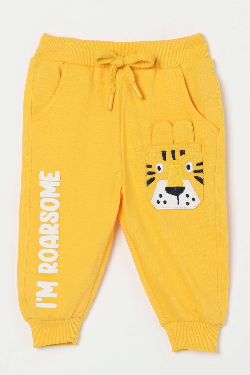 Typographic-Cotton-Regular-Fit-Infant-Boys-Joggers
