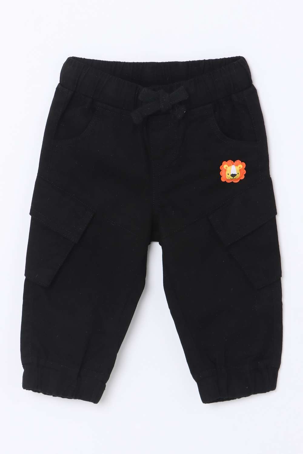 Solid-Cotton-Regular-Fit-Regular-Fit-Ankle-Length-Infant-Boys-Track-Pants