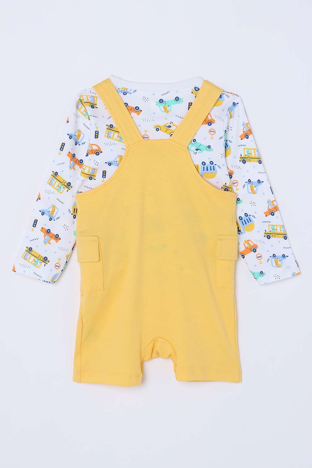 Printed-Cotton-Regular-Fit-Infant-Boys-Dungaree