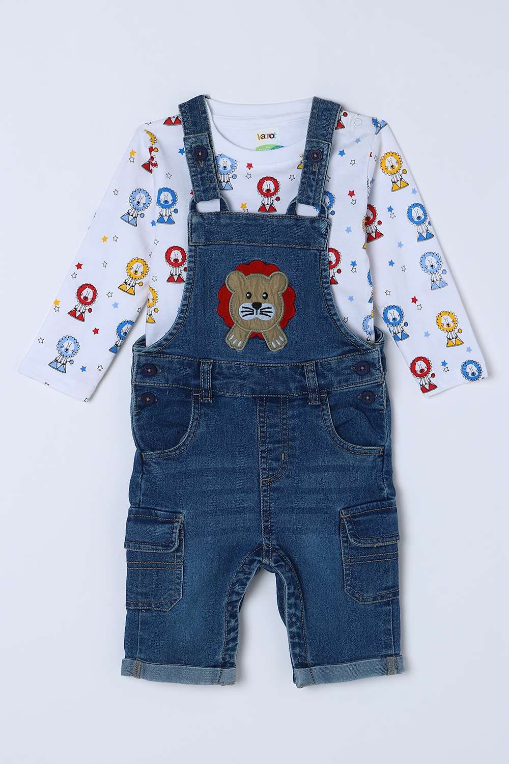 Embroidered-Jersey-Regular-Fit-Infant-Boys-Dungaree