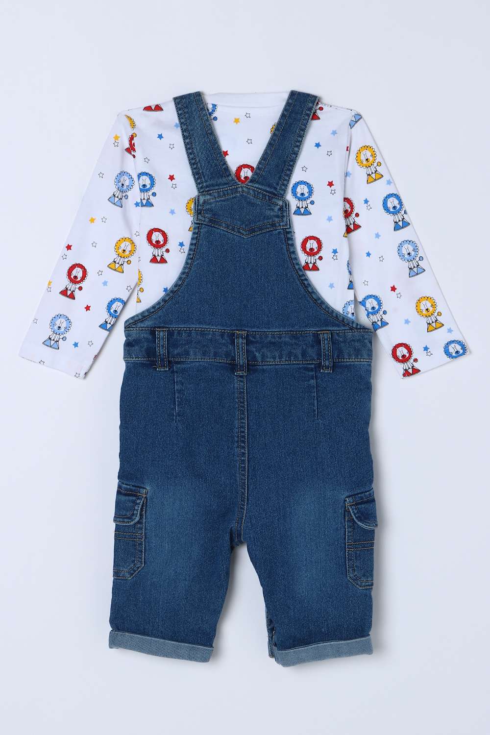 Embroidered-Jersey-Regular-Fit-Infant-Boys-Dungaree
