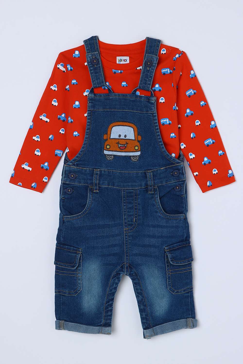 Embroidered-Jersey-Regular-Fit-Infant-Boys-Dungaree