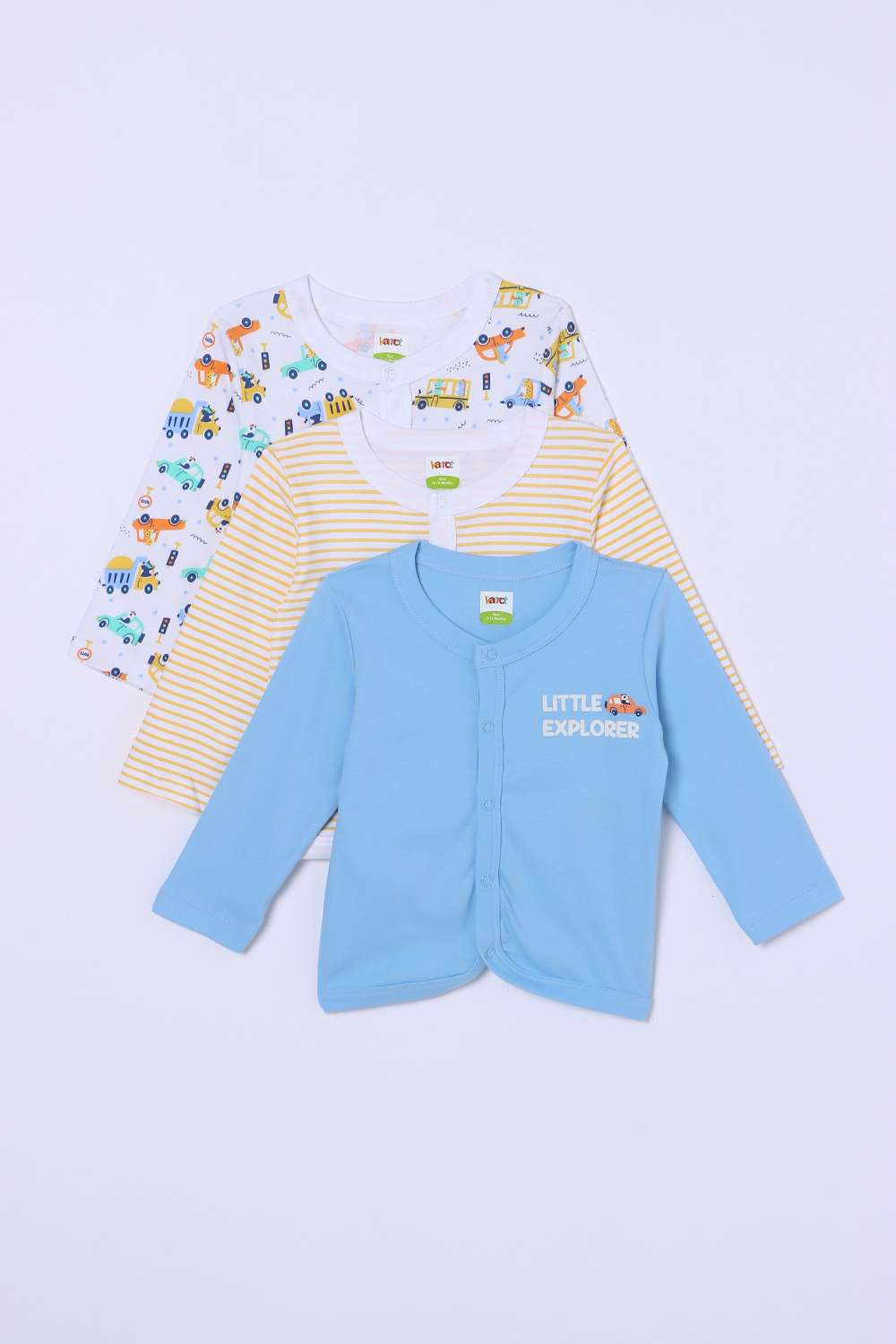 Character-Print-Blended-Fabric-Round-Neck-Infant-Boys-Casual-Wear-Clothing-Set