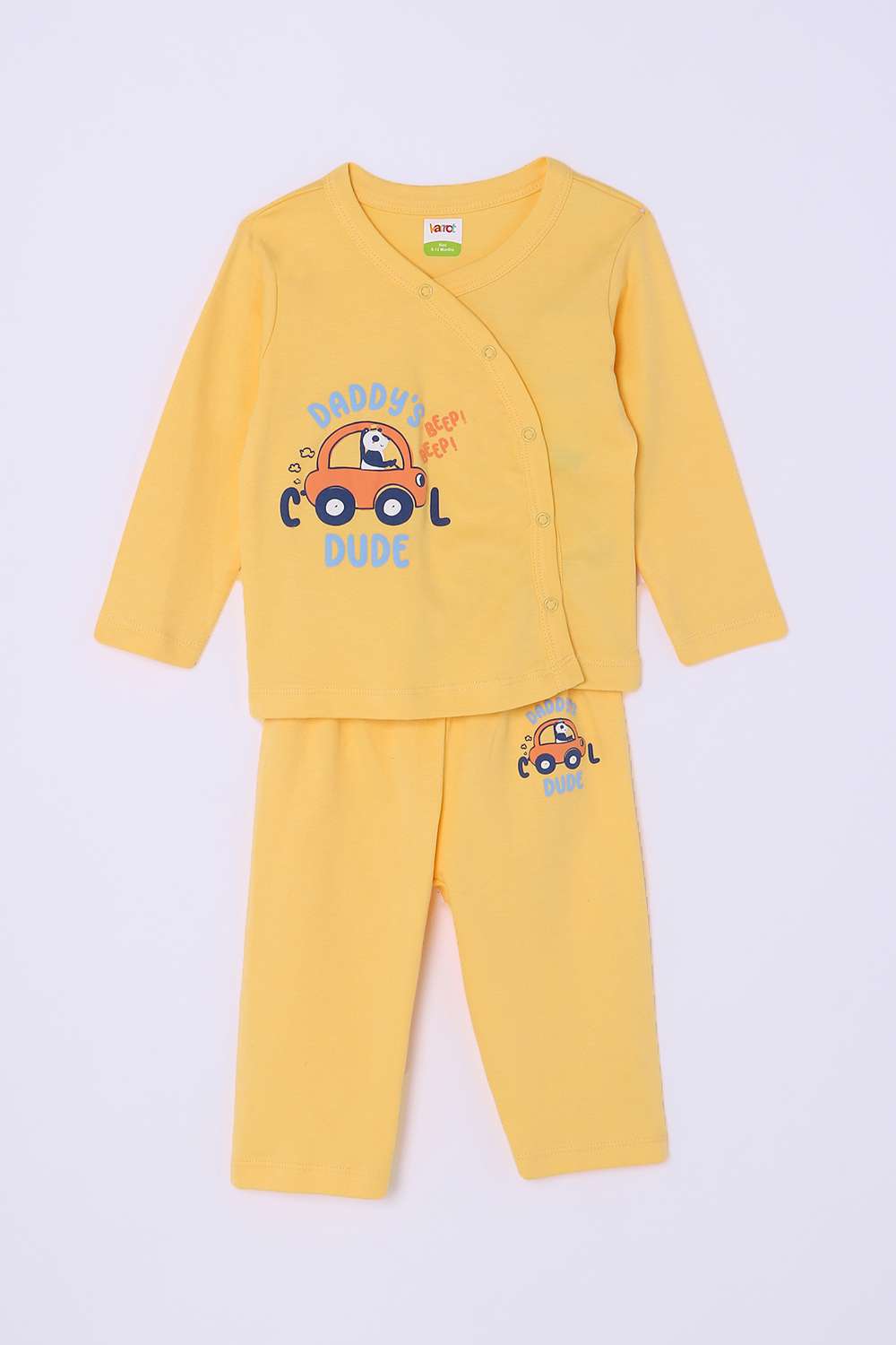 Character-Print-Blended-Fabric-Round-Neck-Infant-Boys-Casual-Wear-Clothing-Set