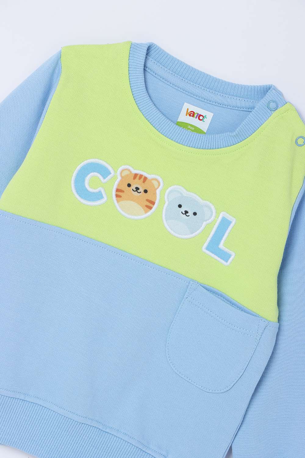 Color-Block-Cotton-Round-Neck-Infant-Boys-Sweatshirt