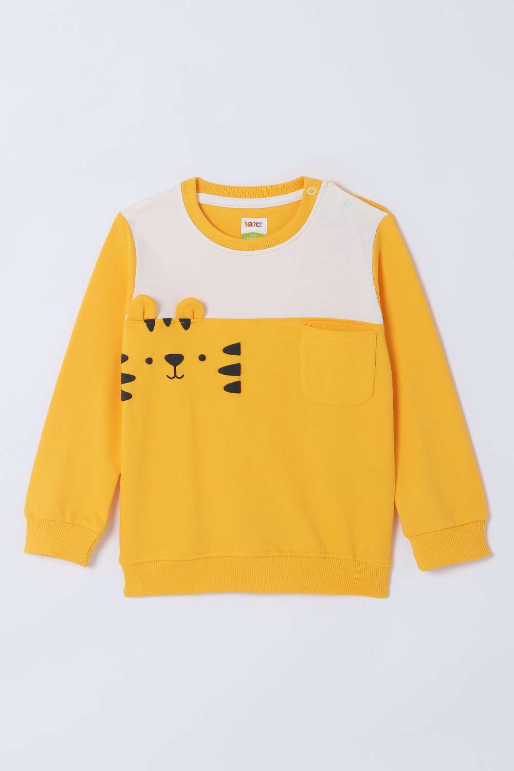 Color-Block-Cotton-Round-Neck-Infant-Boys-Sweatshirt