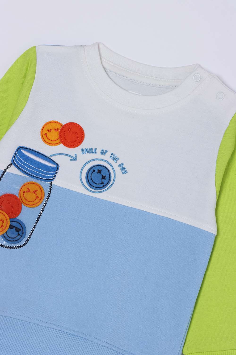 Color-Block-Cotton-Round-Neck-Infant-Boys-Sweatshirt