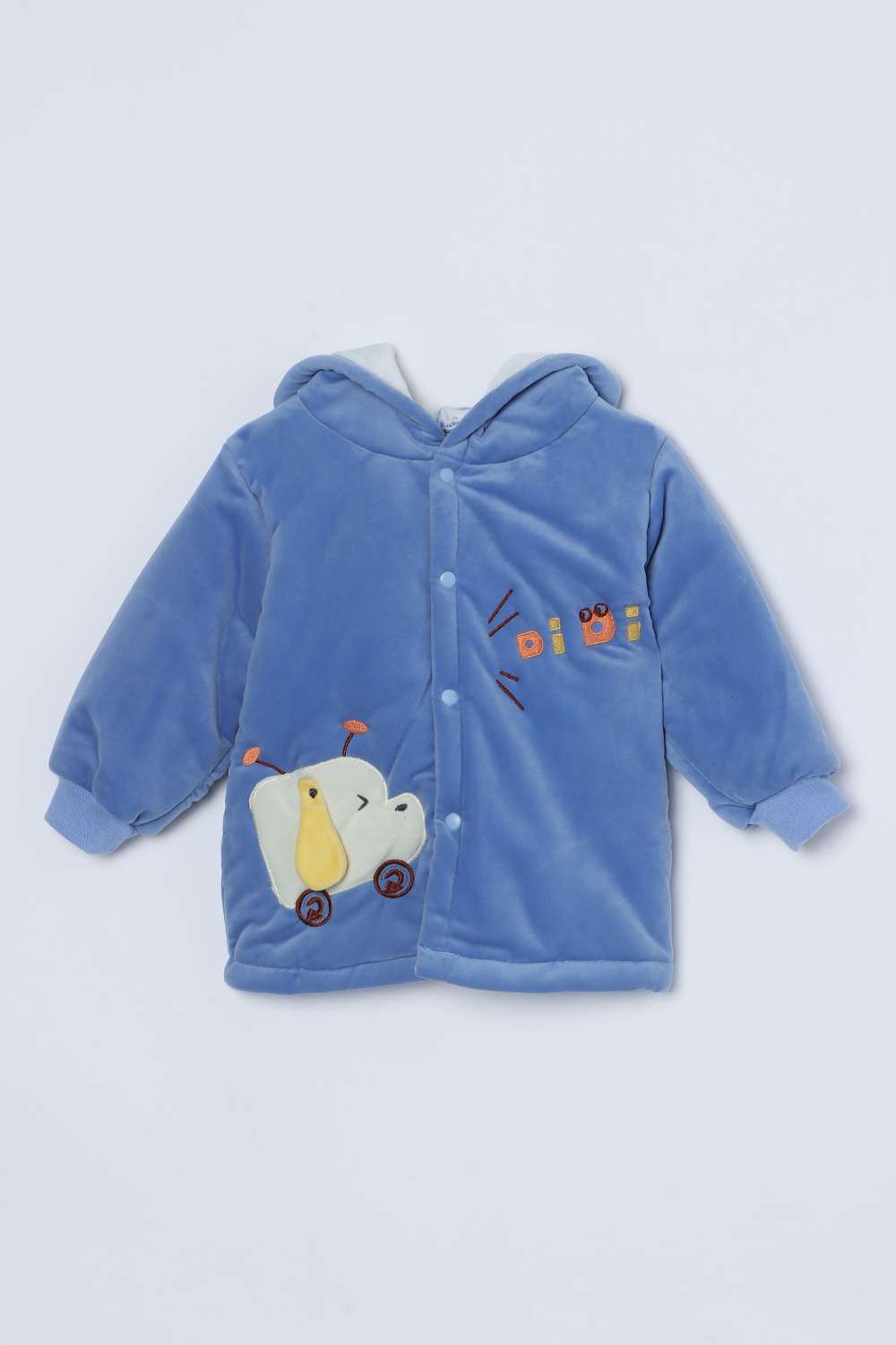 Solid-Polyester-Hooded-Infant-Boys-Sweatshirt