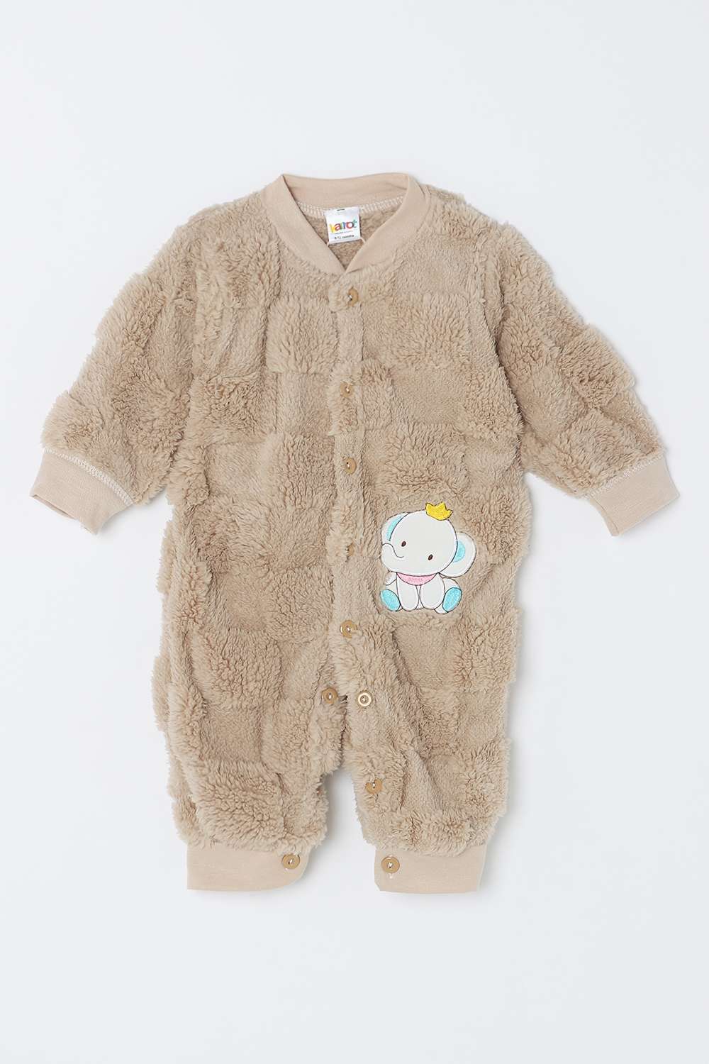 Character-Print-Blended-Fabric-Round-Neck-Infant-Boys-Nightsuit