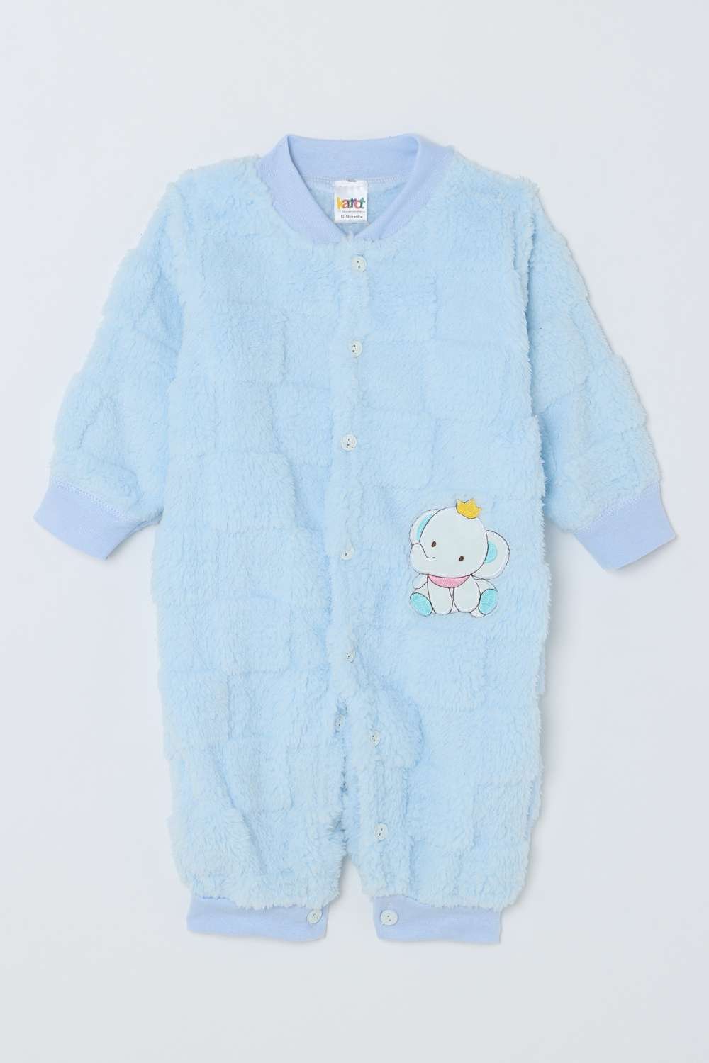 Character-Print-Blended-Fabric-Round-Neck-Infant-Boys-Nightsuit