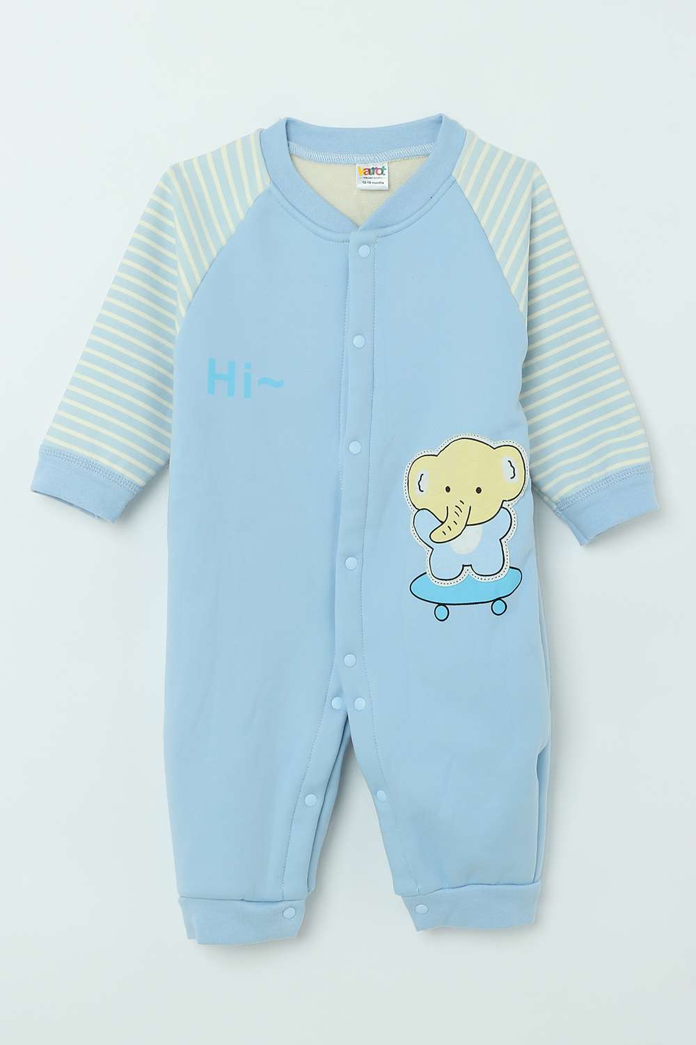 Solid-Polyester-Round-Neck-Infant-Boys-Winter-Wear-Co-Ord-Set