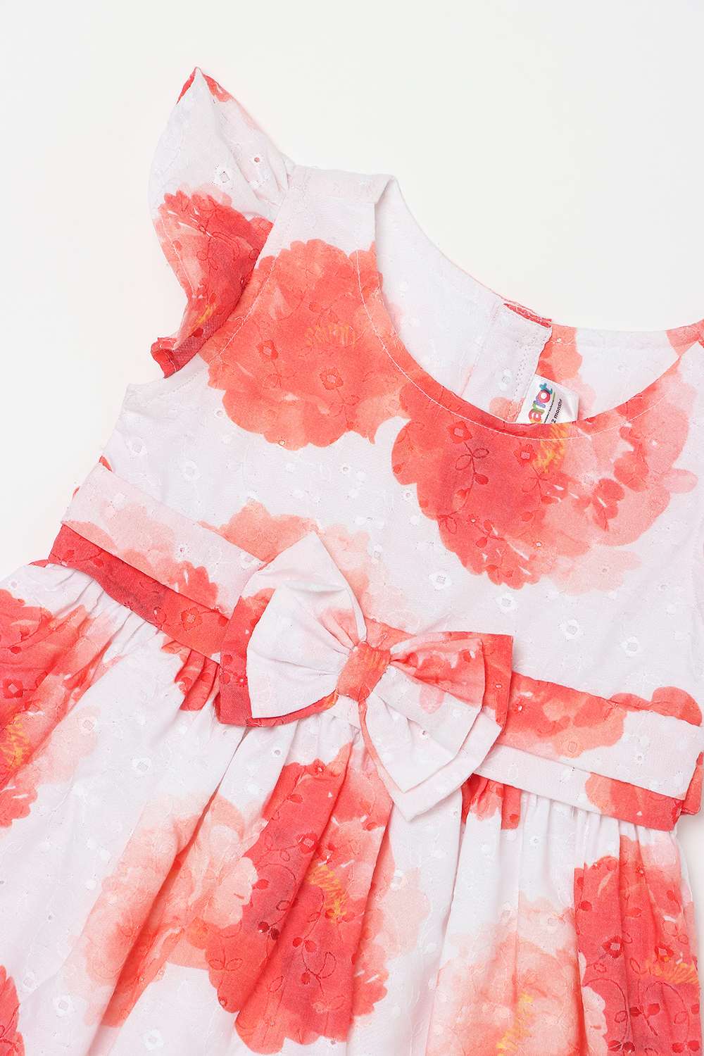All-Over-Print-Cotton-Round-Neck-Infant-Girls-Casual-Wear-Dress