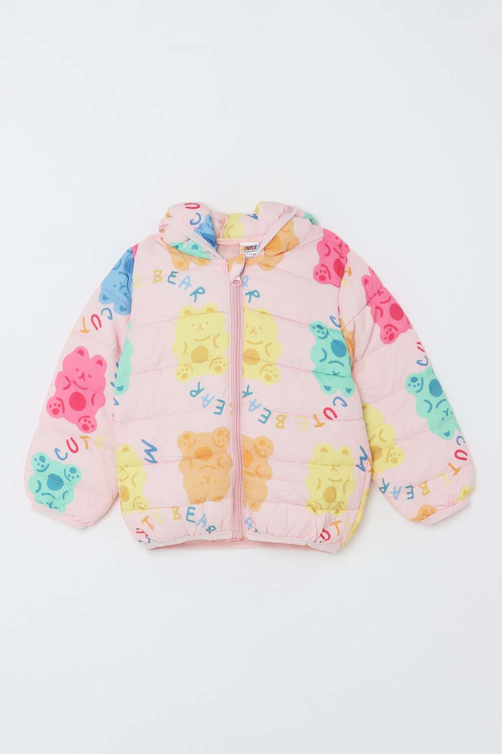 Printed-Polyester-Hooded-Infant-Girls-Jacket