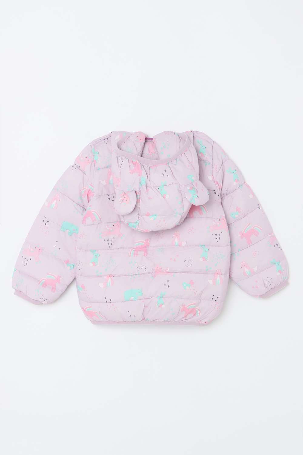 Printed-Polyester-Hooded-Infant-Girls-Jacket