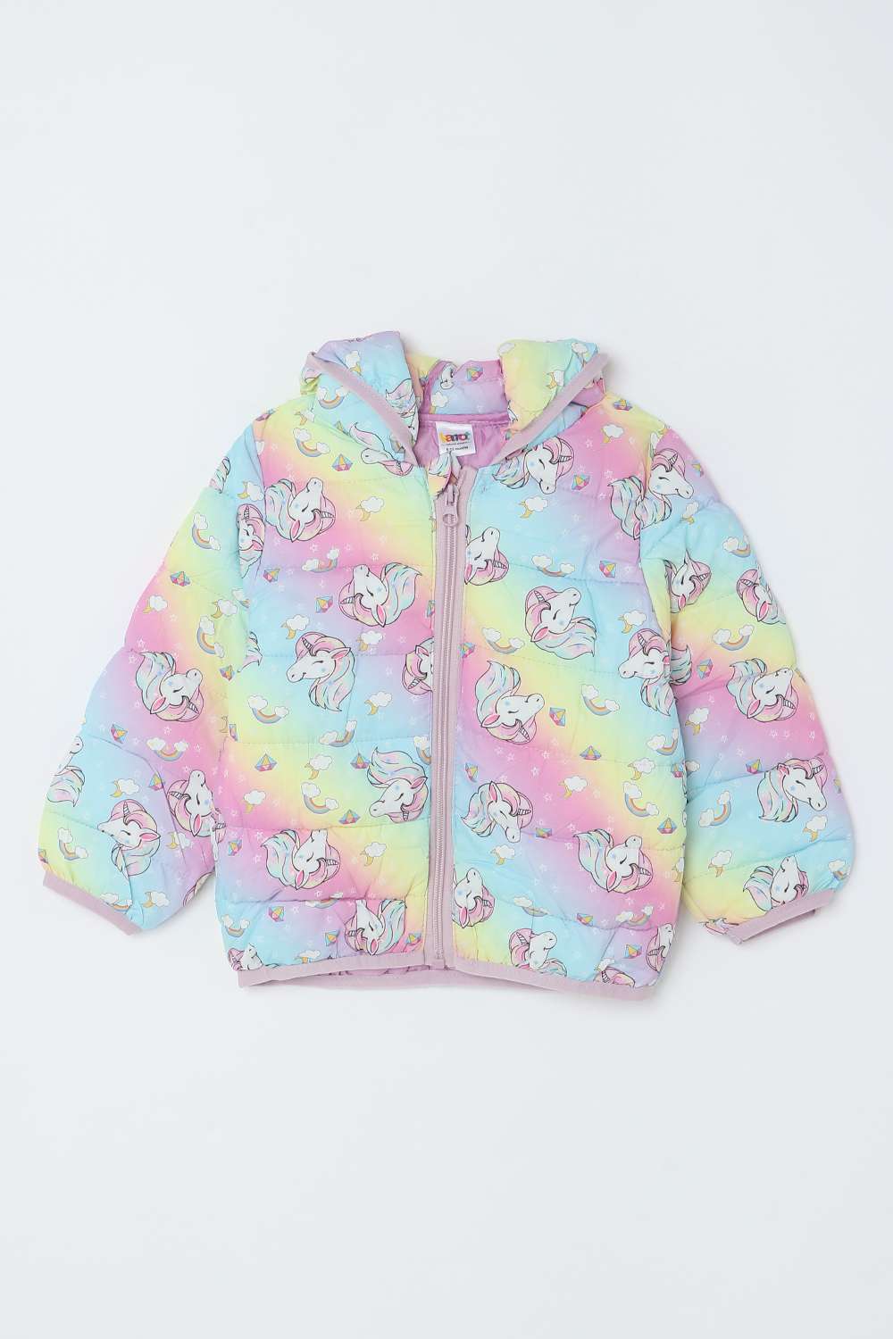 Printed-Polyester-Hooded-Infant-Girls-Jacket