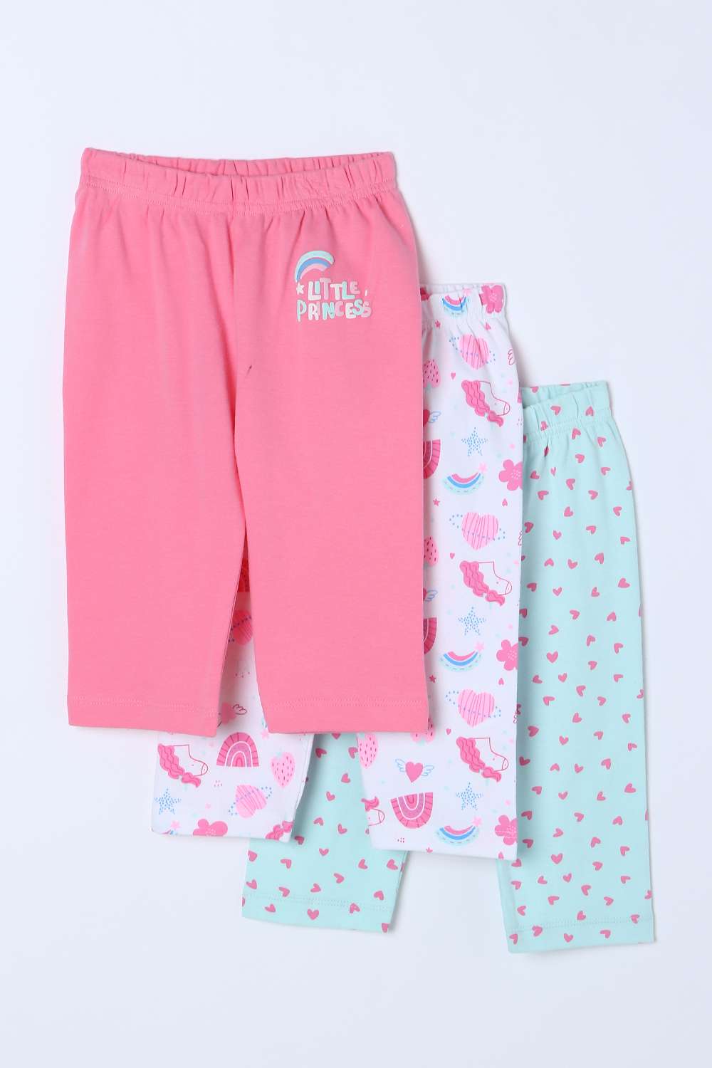 Character-Print-Blended-Fabric-Regular-Fit-Infant-Girls-Pyjamas