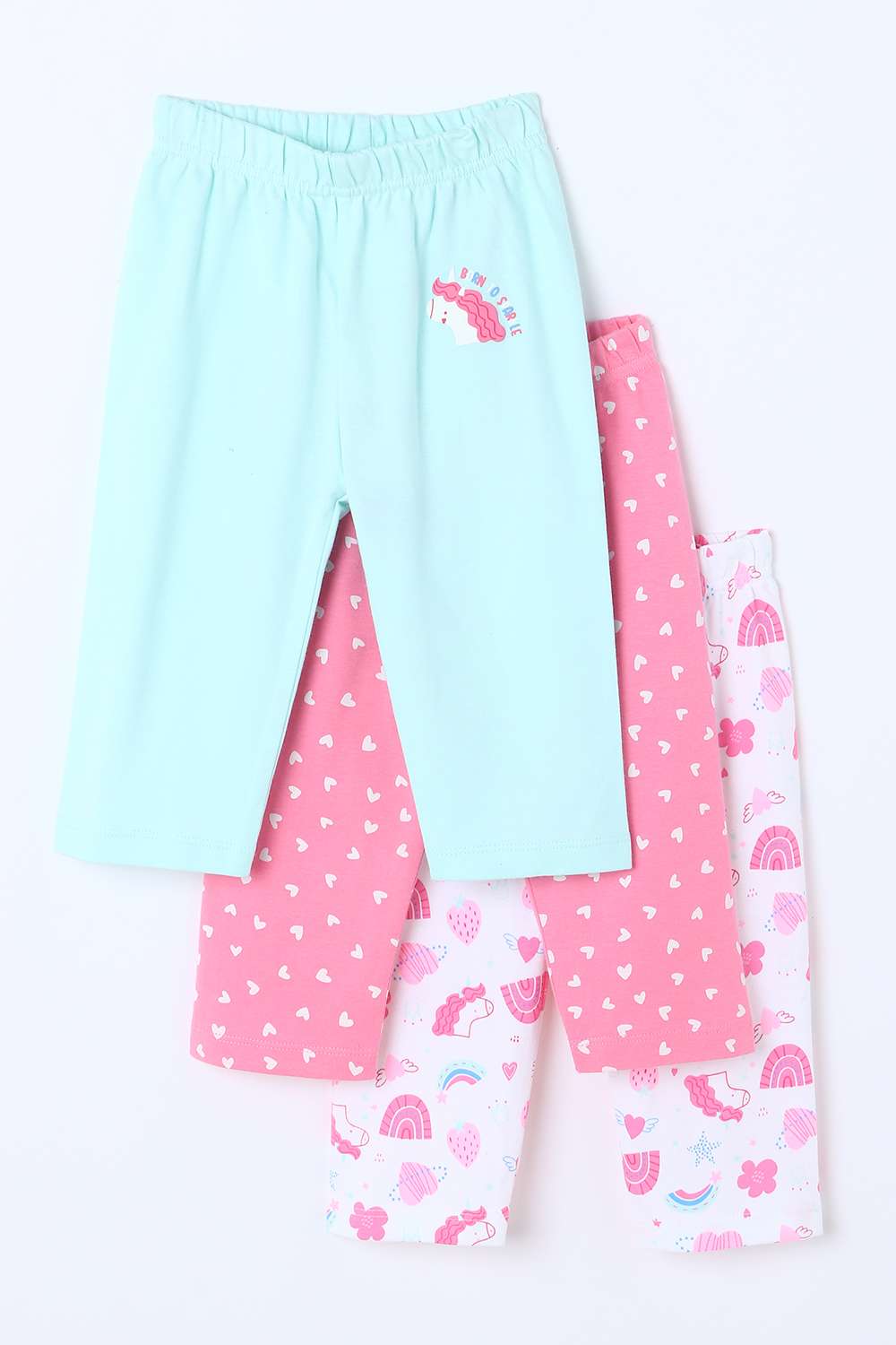 Character-Print-Blended-Fabric-Regular-Fit-Infant-Girls-Pyjamas