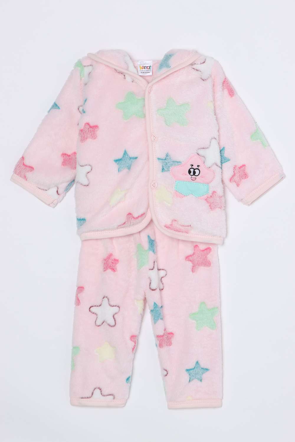 Printed-Faux-Fur-Regular-Fit-Infant-Girls-Clothing-Set