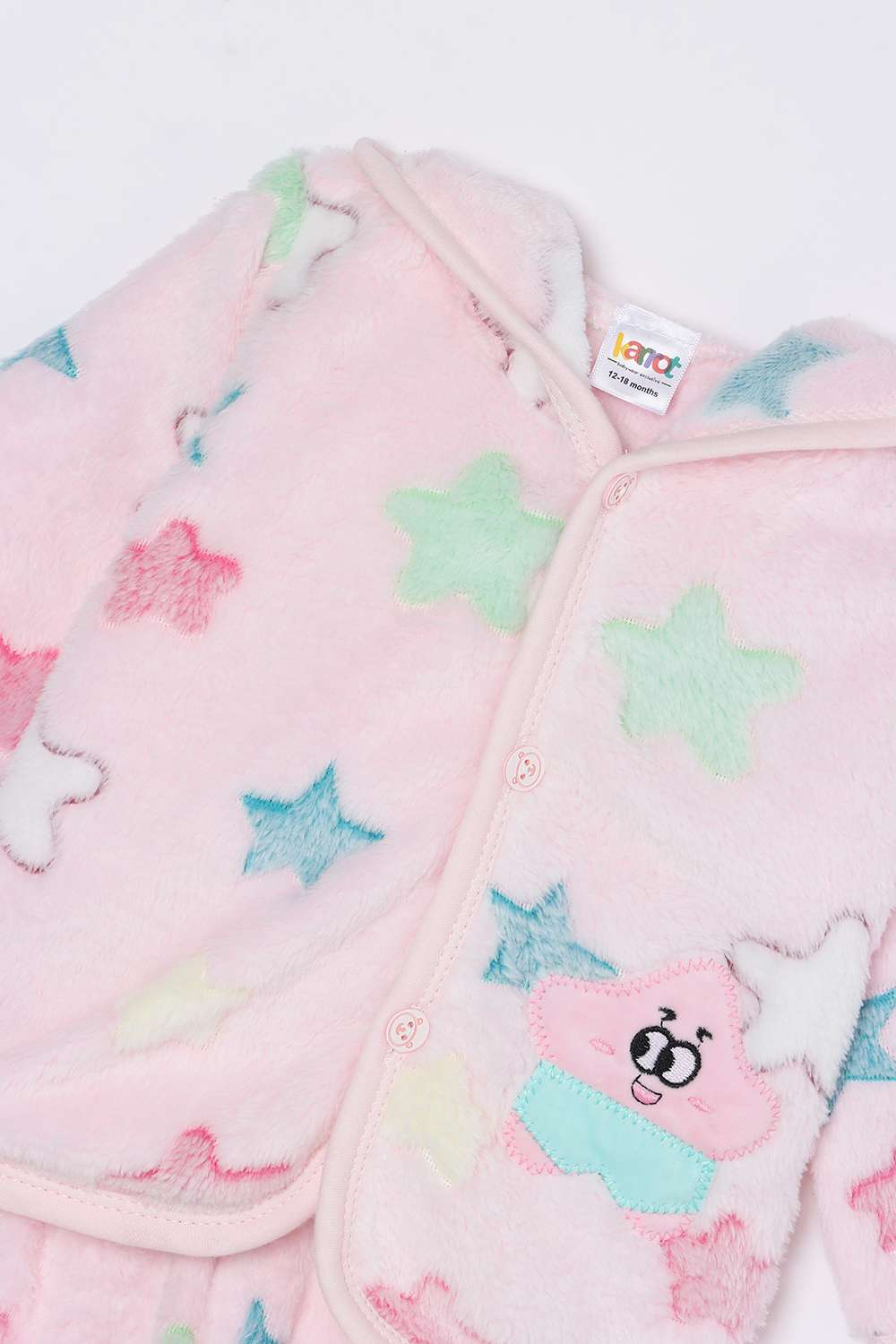Printed-Faux-Fur-Regular-Fit-Infant-Girls-Clothing-Set