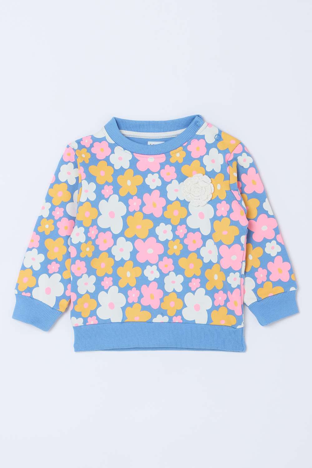Printed-Cotton-Full-Length-Infant-Girls-Clothing-Set