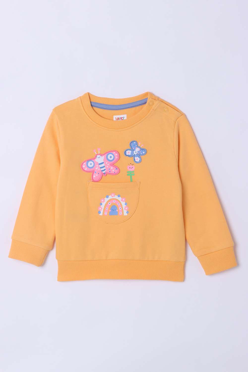 Embroidered-Cotton-Round-Neck-Infant-Girls-Sweatshirt