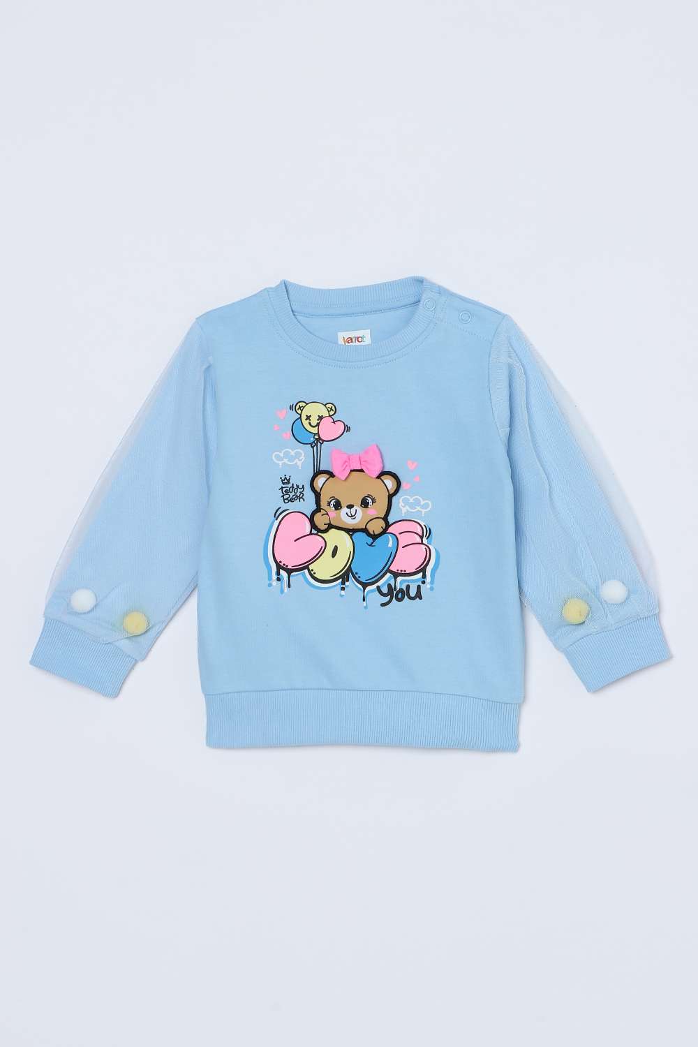 Graphic-Print-Cotton-Round-Neck-Infant-Girls-Sweatshirt