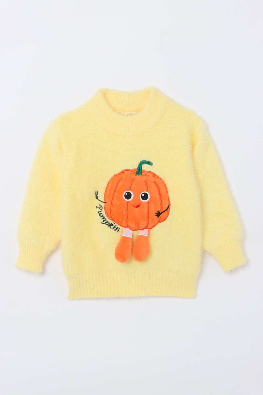 Character-Print-Blended-Fabric-High-Neck-Infant-Boys-Sweater