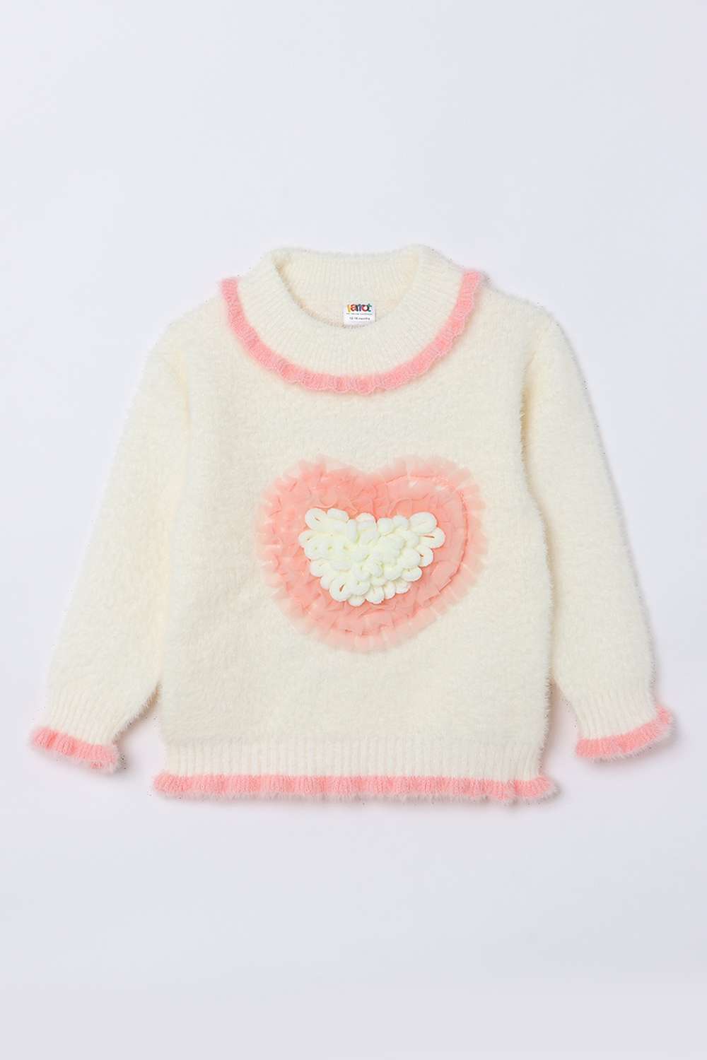 Embellished-Blended-Fabric-Round-Neck-Infant-Boys-Sweater
